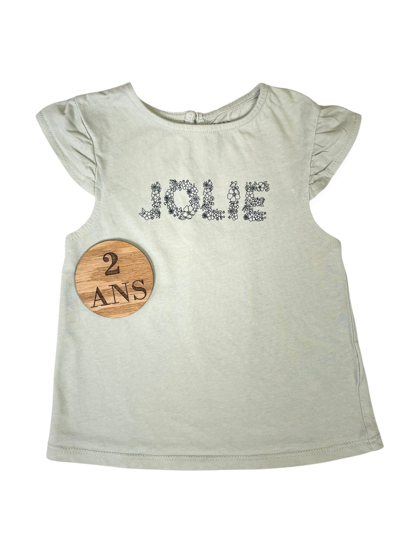 Tee-shirt vert pâle, Kiabi