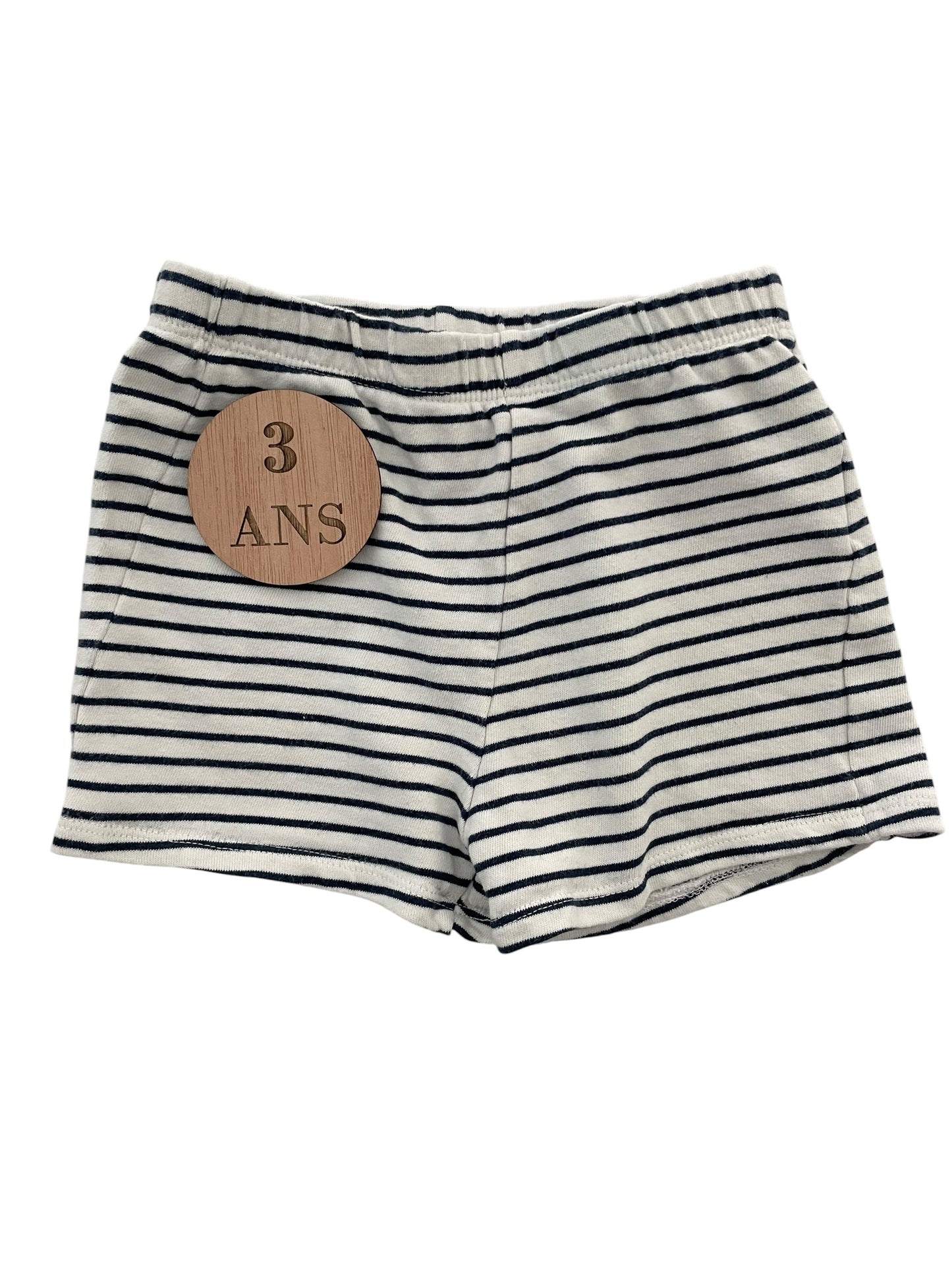Short coton rayé, Kiabi