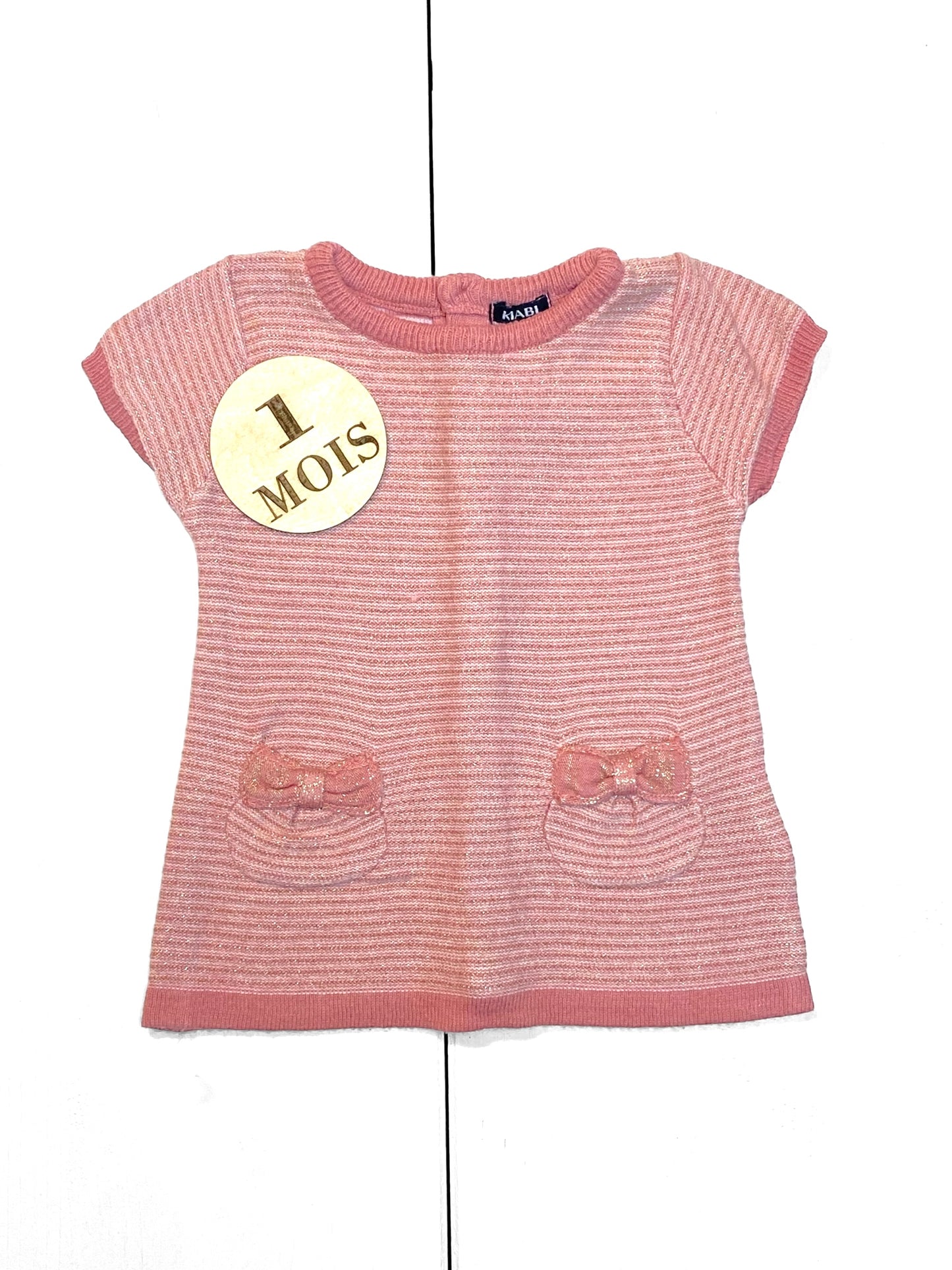 Robe pull, rose, Kiabi