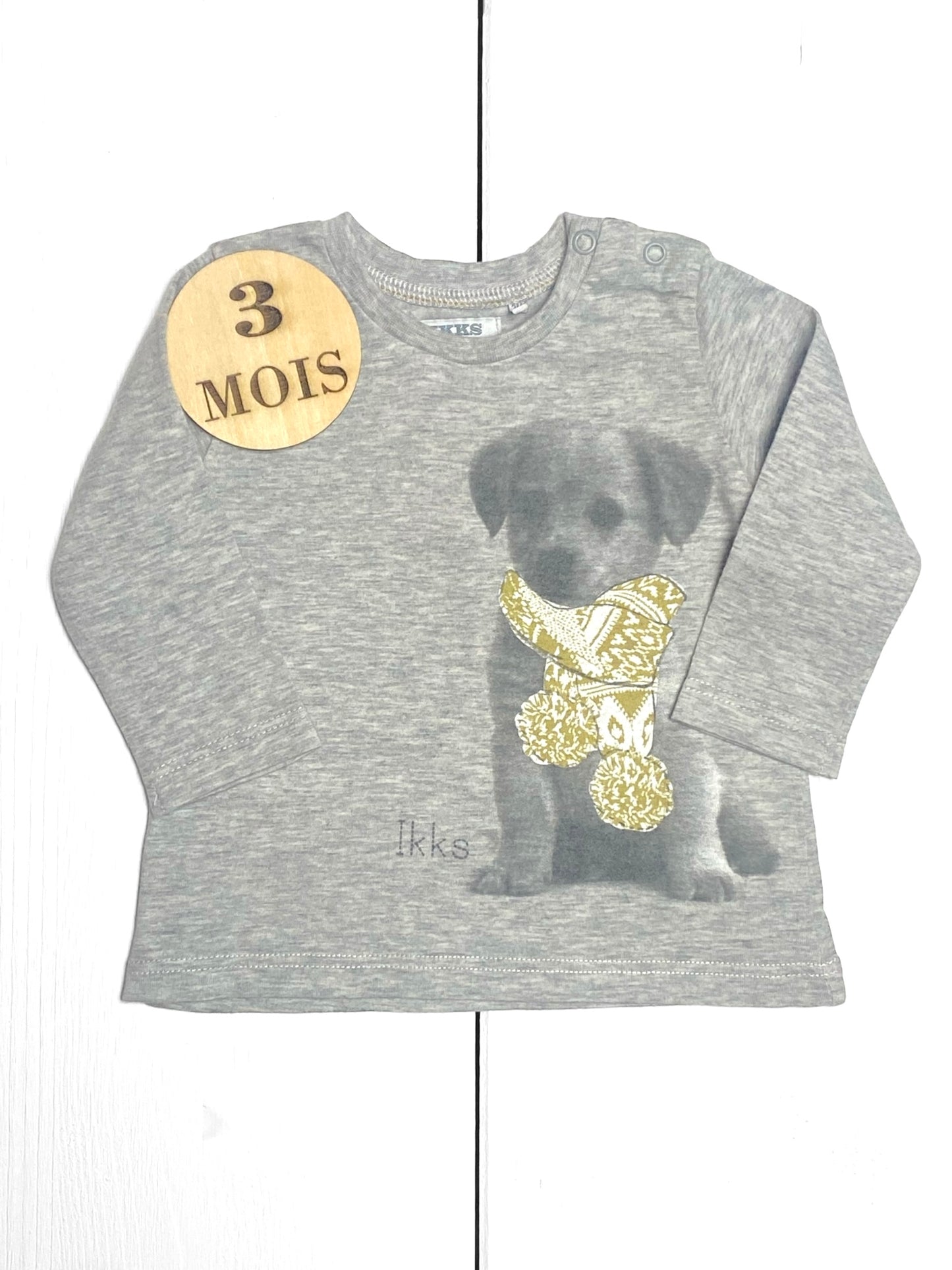 Tee-shirt, gris, IKKS