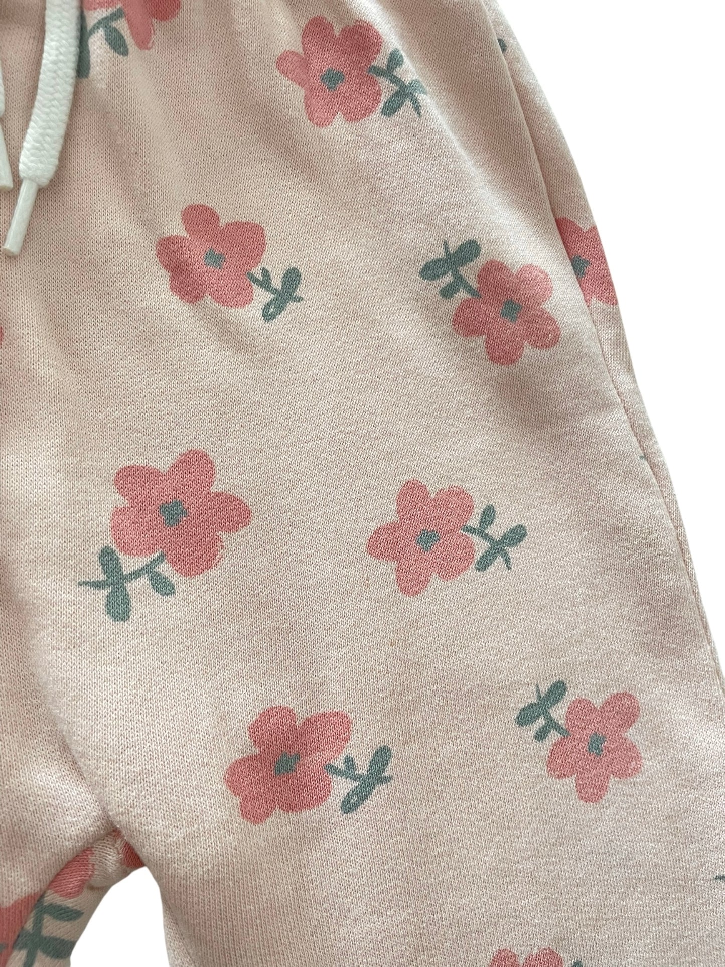 Jogging rose fleuri, Kiabi