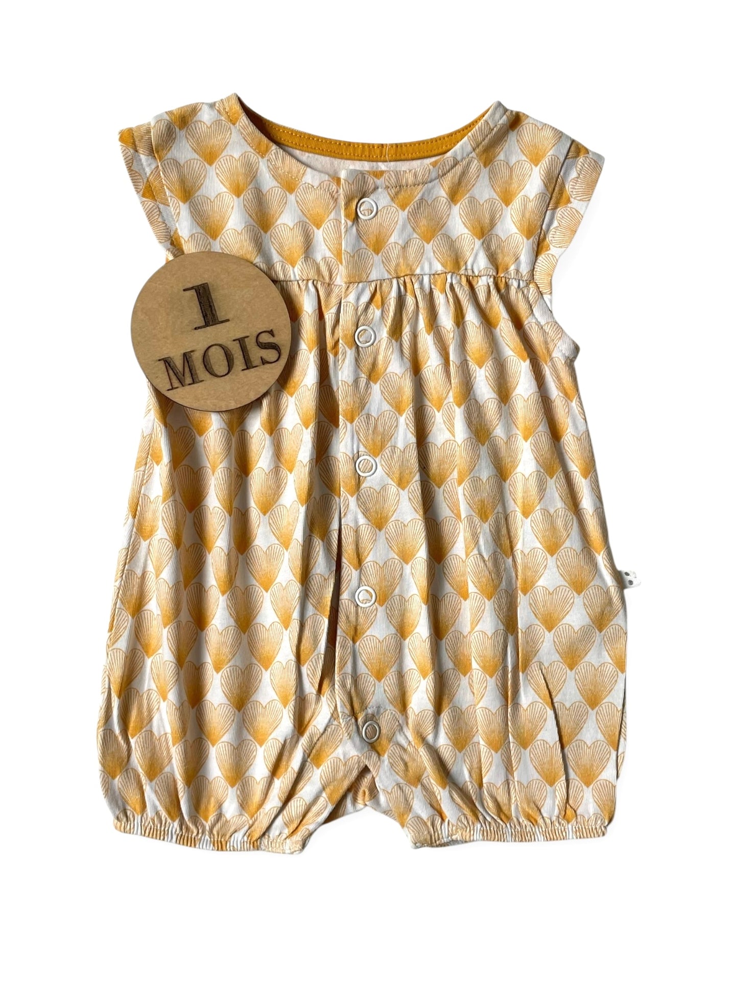 Combishort écrue et jaune, Obaibi