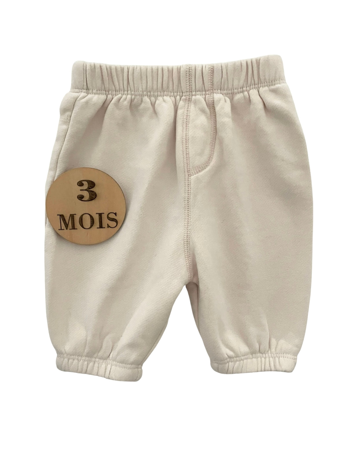 Jogging épais, crème, Bout’chou BIO