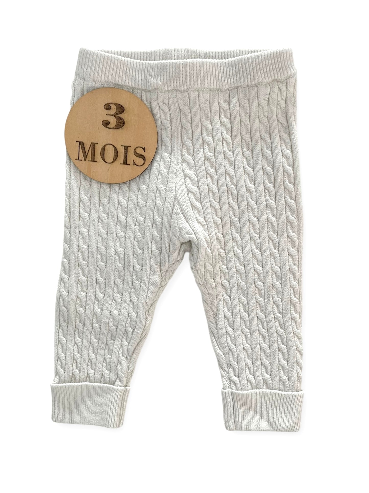 Legging en mailles, blanc, Gémo