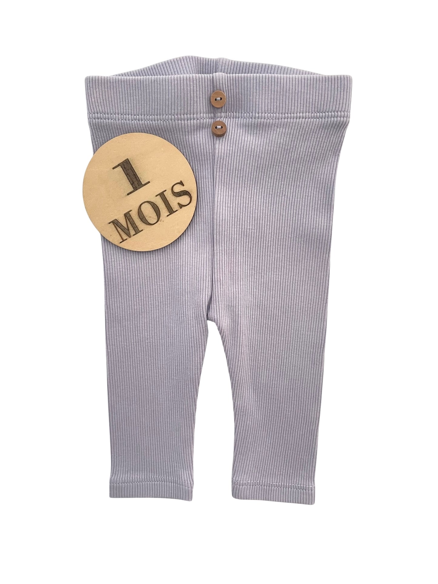 Legging côtelé, lilas, Kiabi