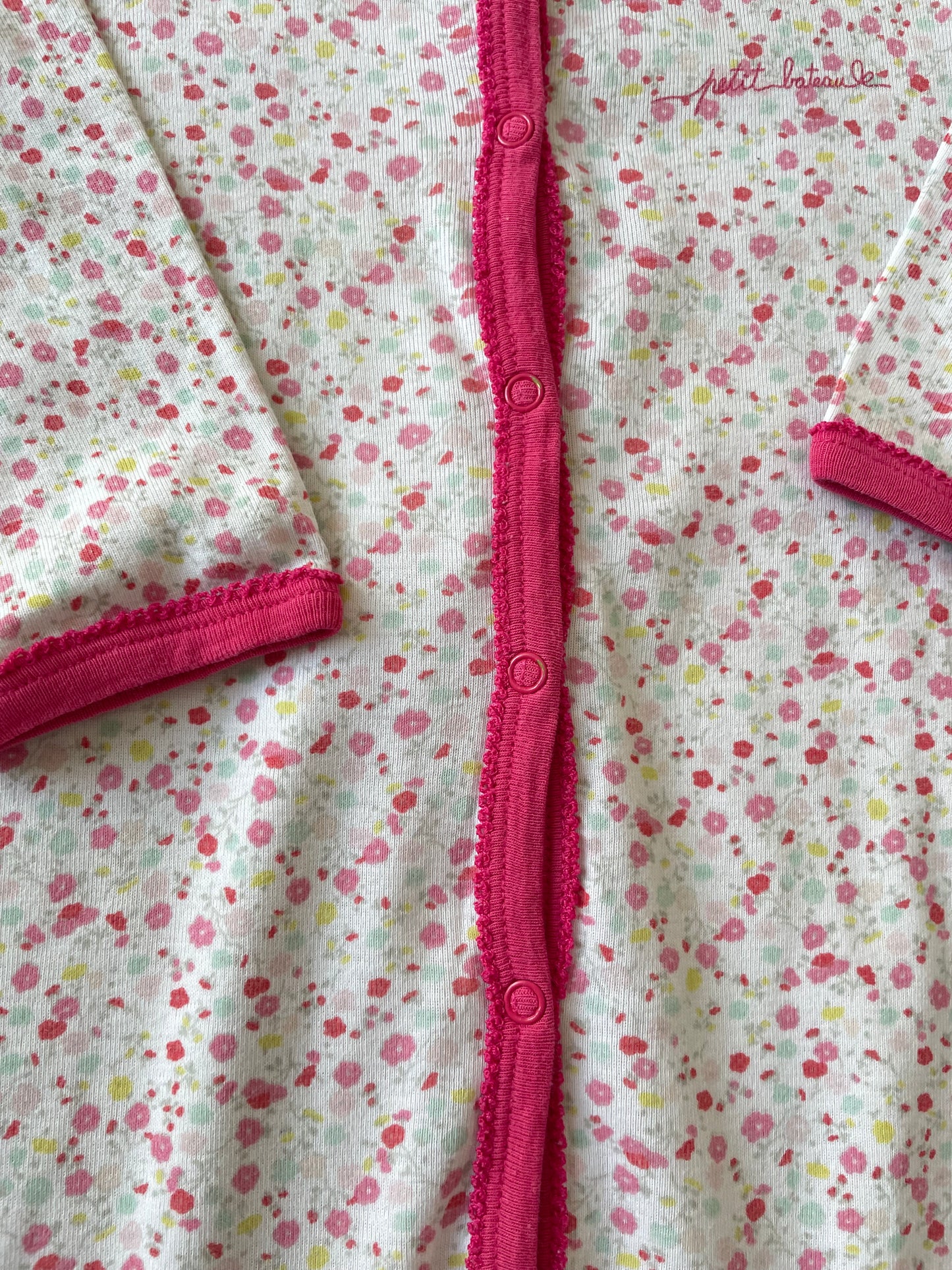 Pyjama coton fleuri, Petit Bateau