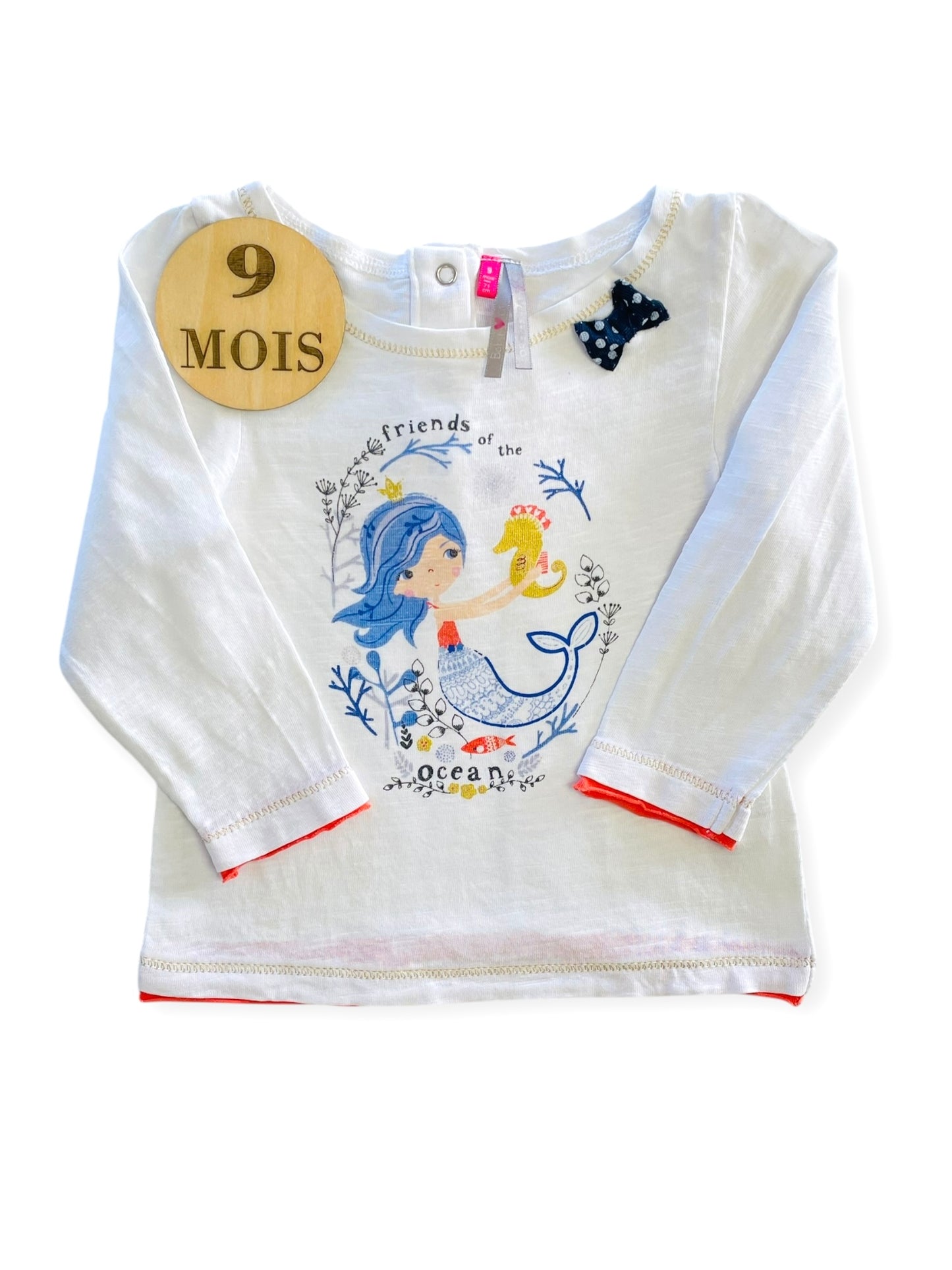 Tee-shirt, blanc, sirène, Orchestra