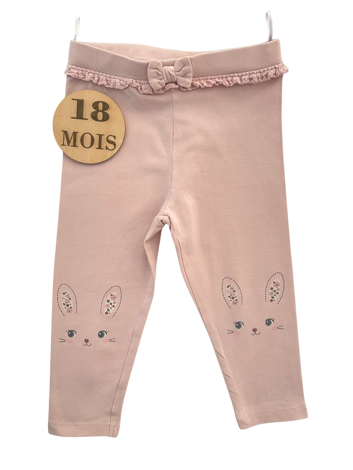 Legging rose, lapins, C&A