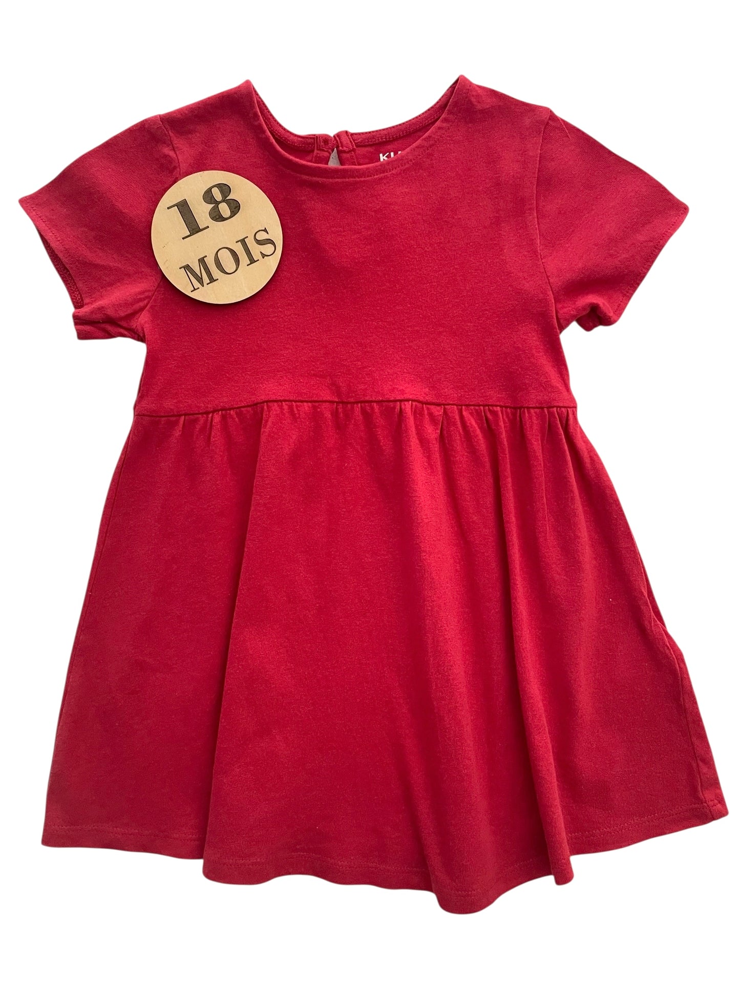 Robe rouge, Kiabi