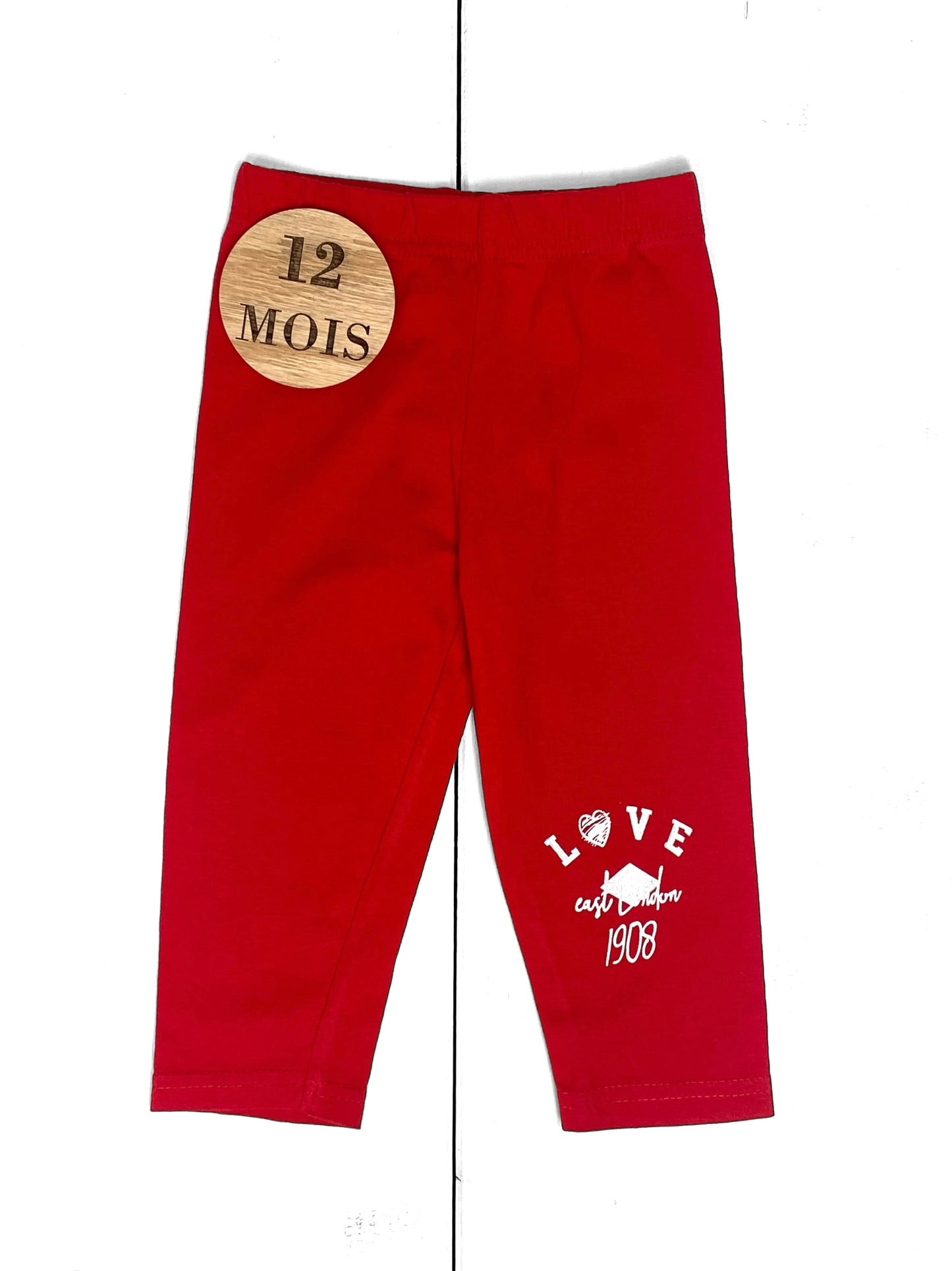 Legging, rouge, Lee Cooper