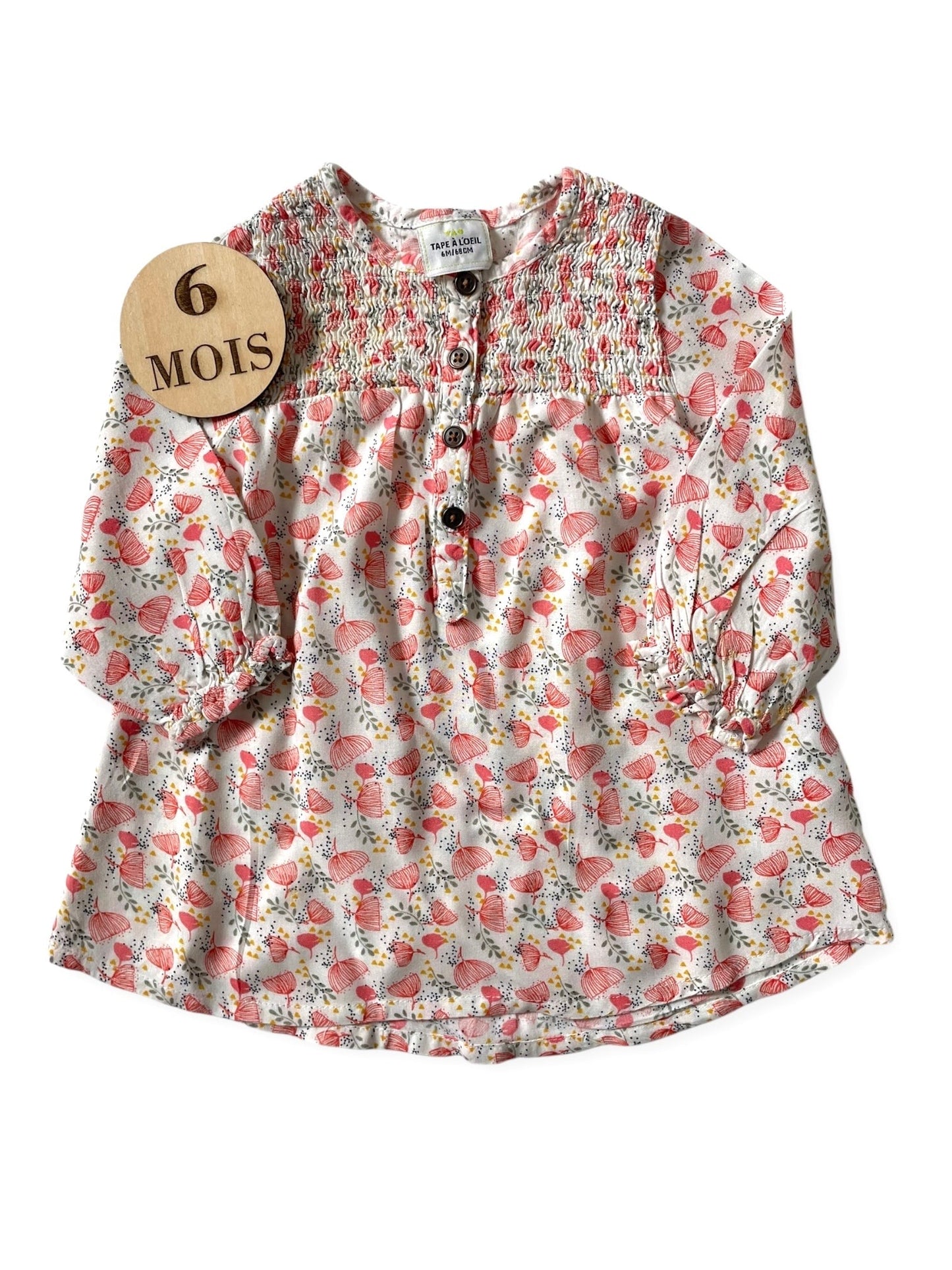 Box 6 pièces, mi-saison, 6 mois (rose corail)