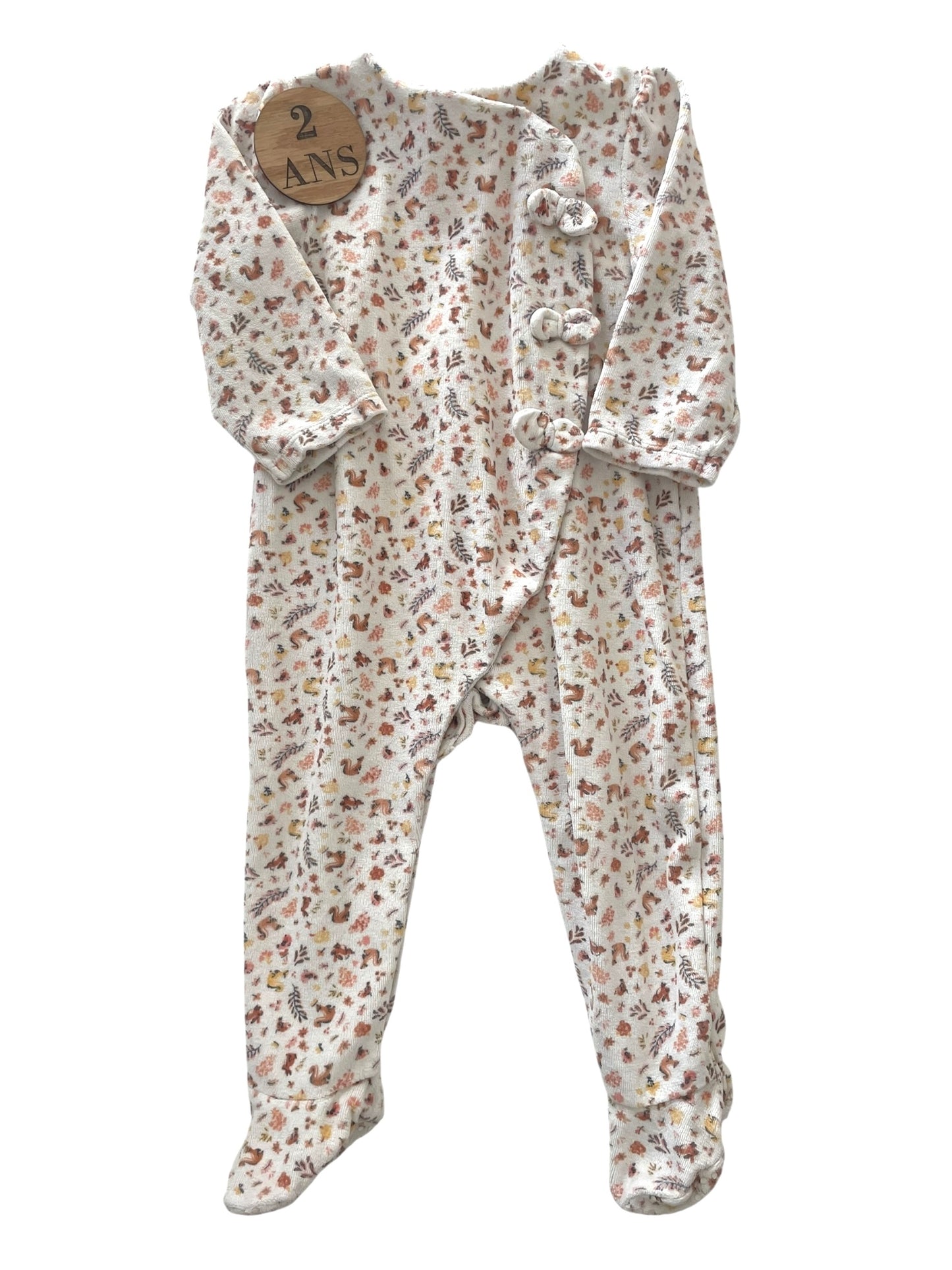 Pyjama velours, écureuils, TAO