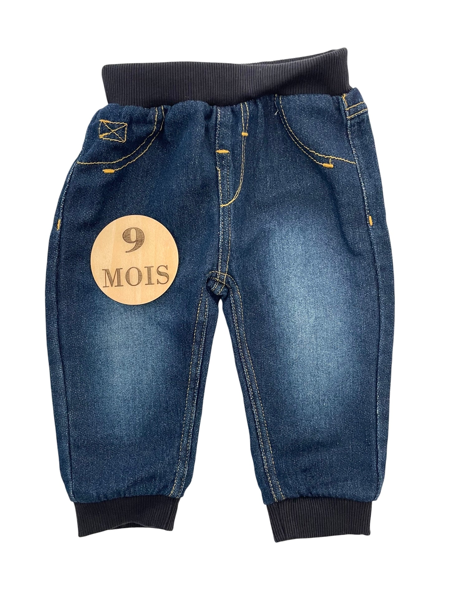 Jean, taille élastique, Pommette