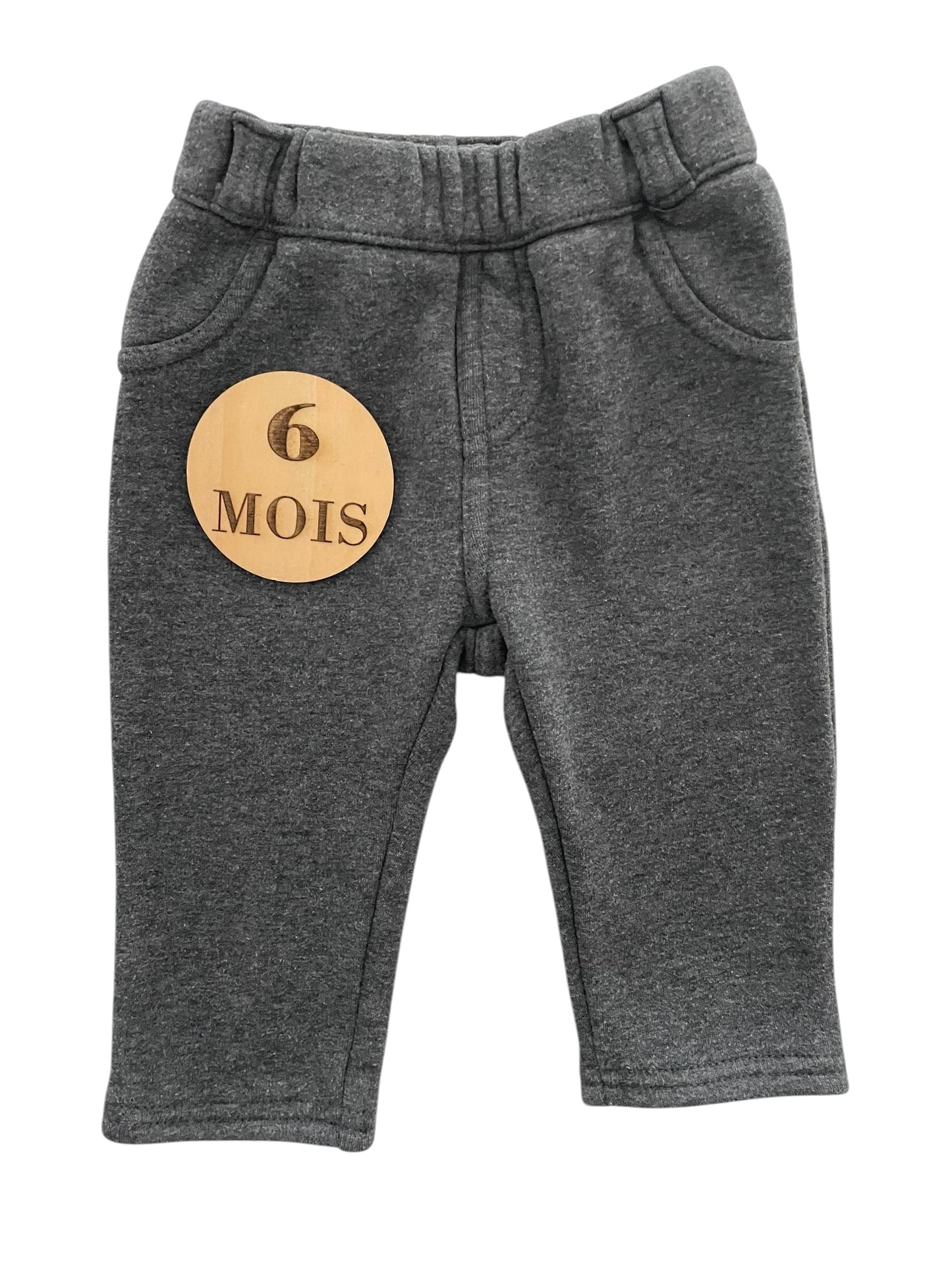 Pantalon épais, gris, Kiabi