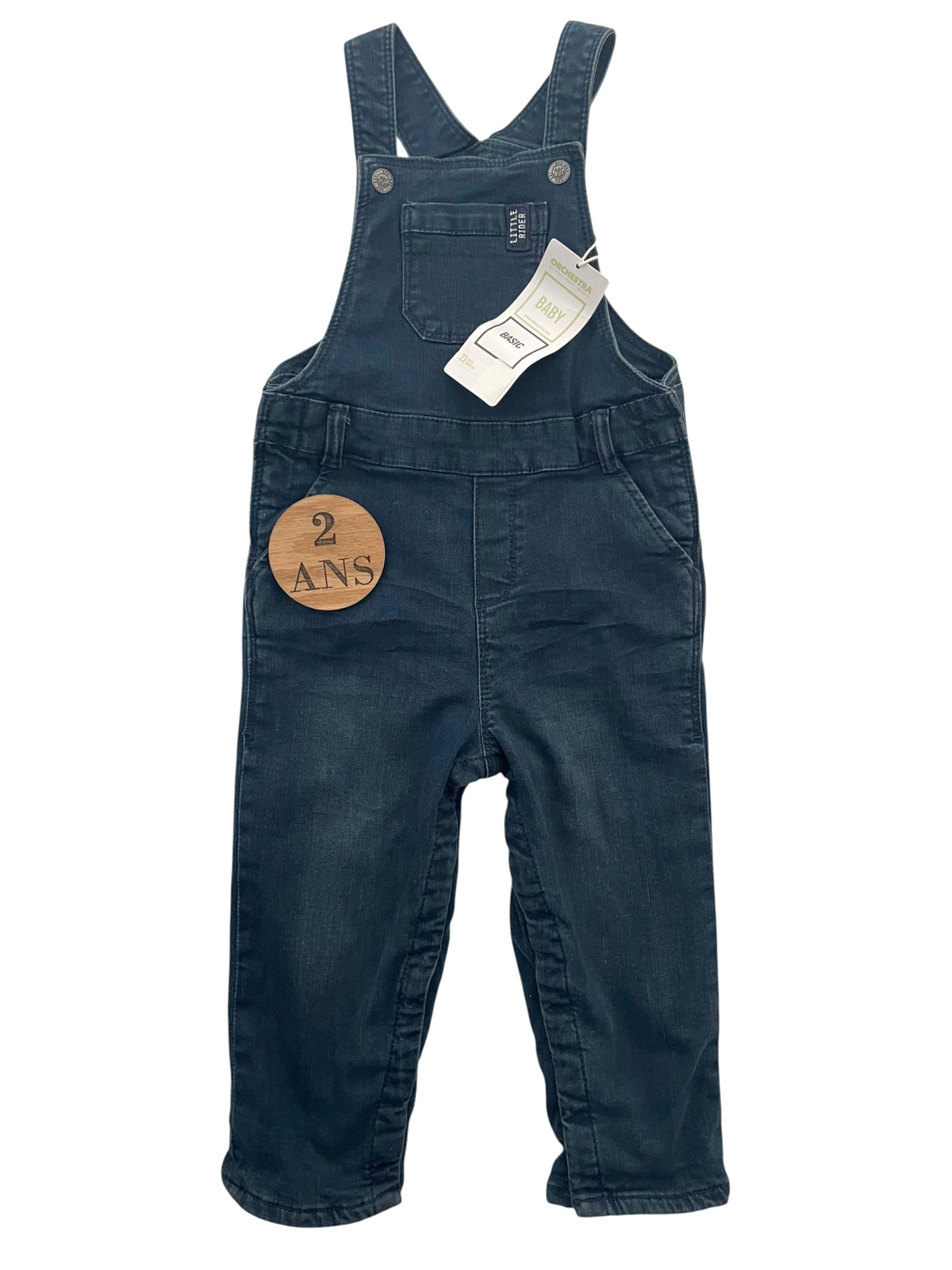 Salopette en jean, doublure coton, Orchestra