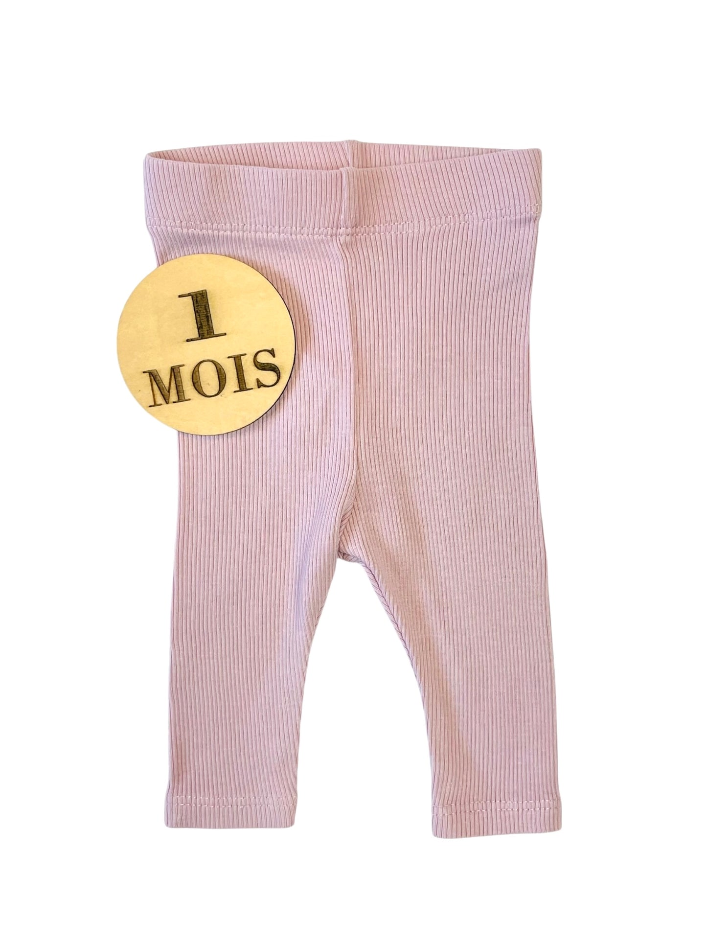 Legging côtelé rose, Kiabi