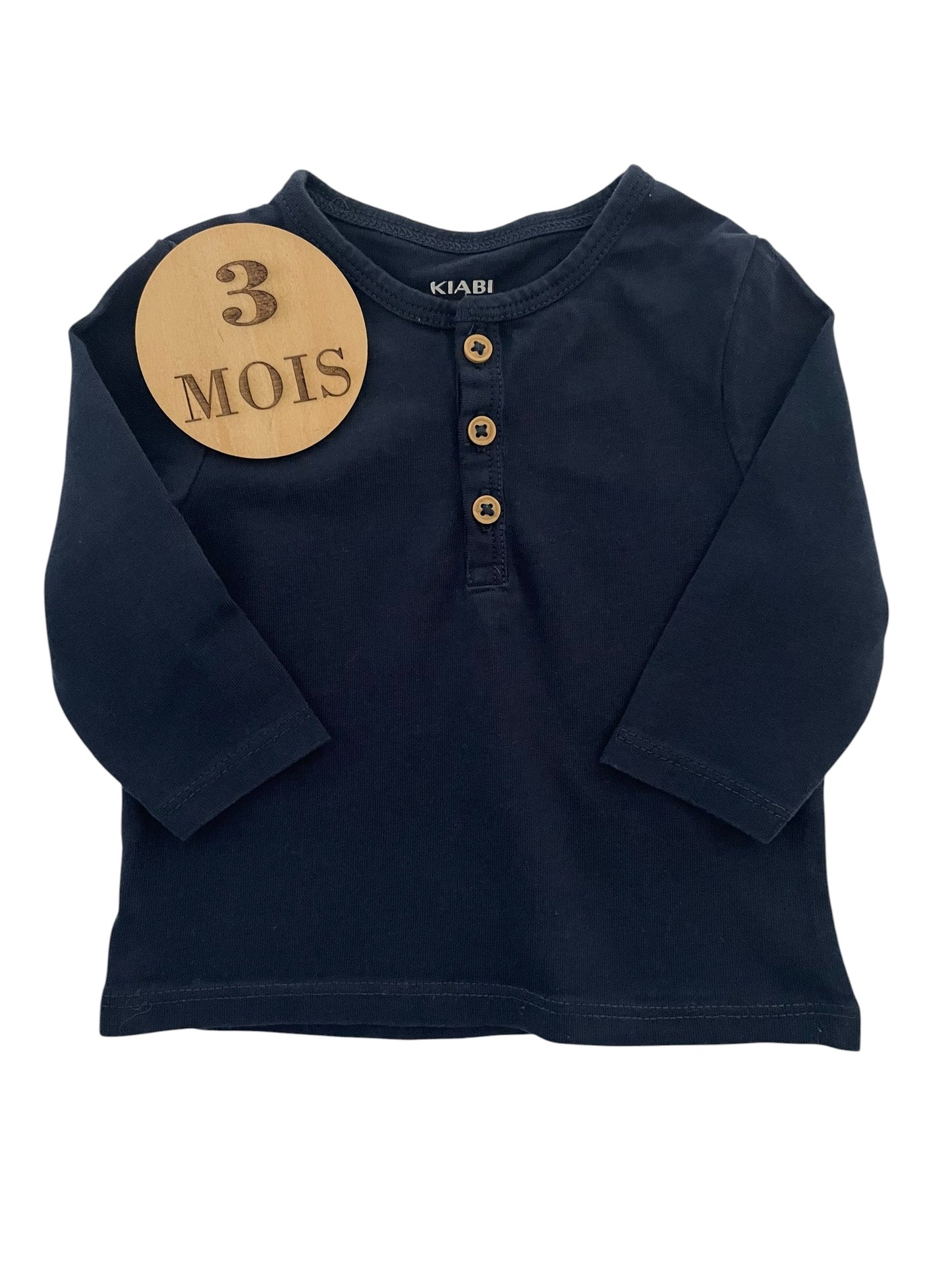Tee-shirt bleu-nuit, Kiabi