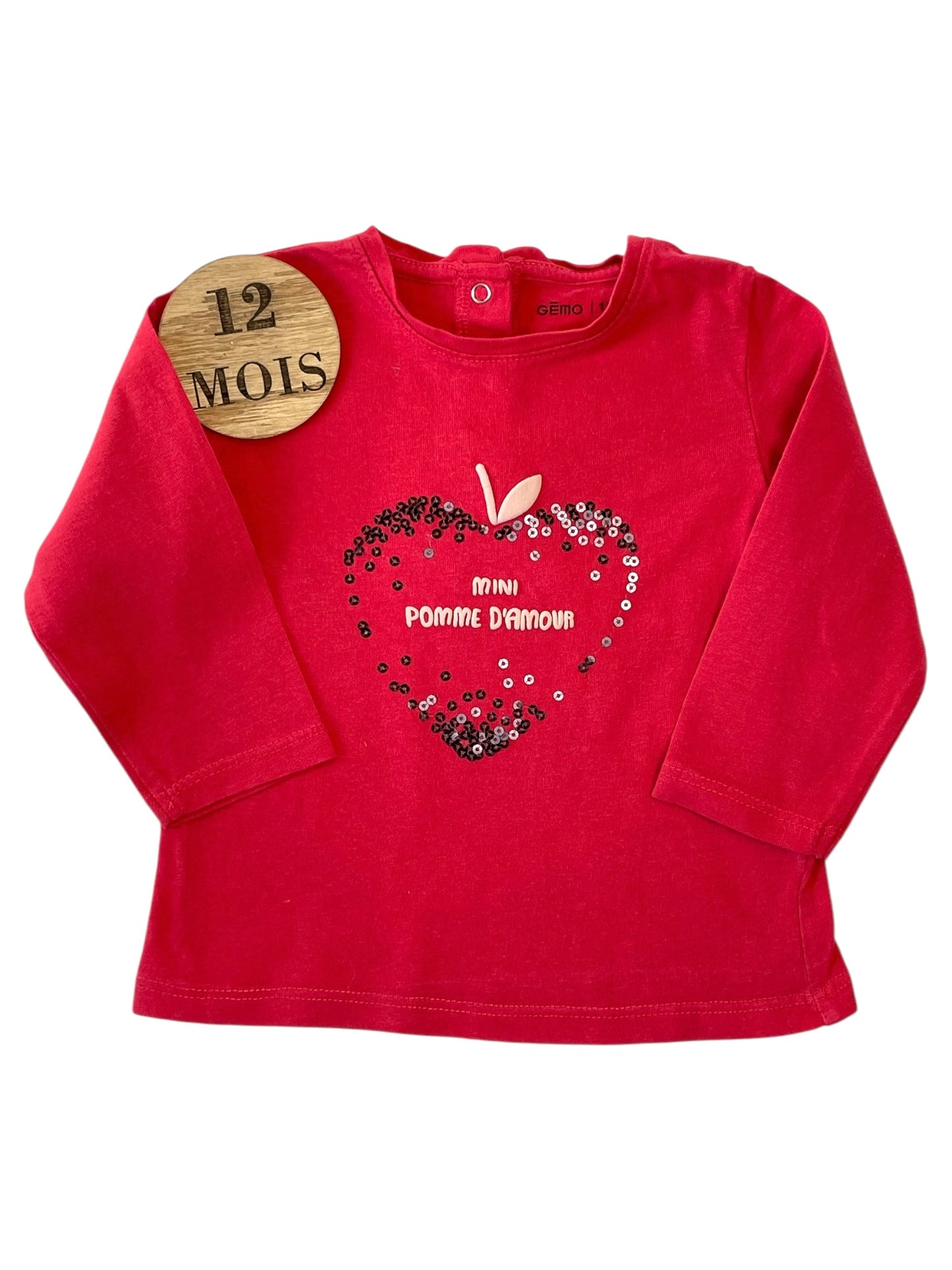 Tee-shirt rouge, Gémo