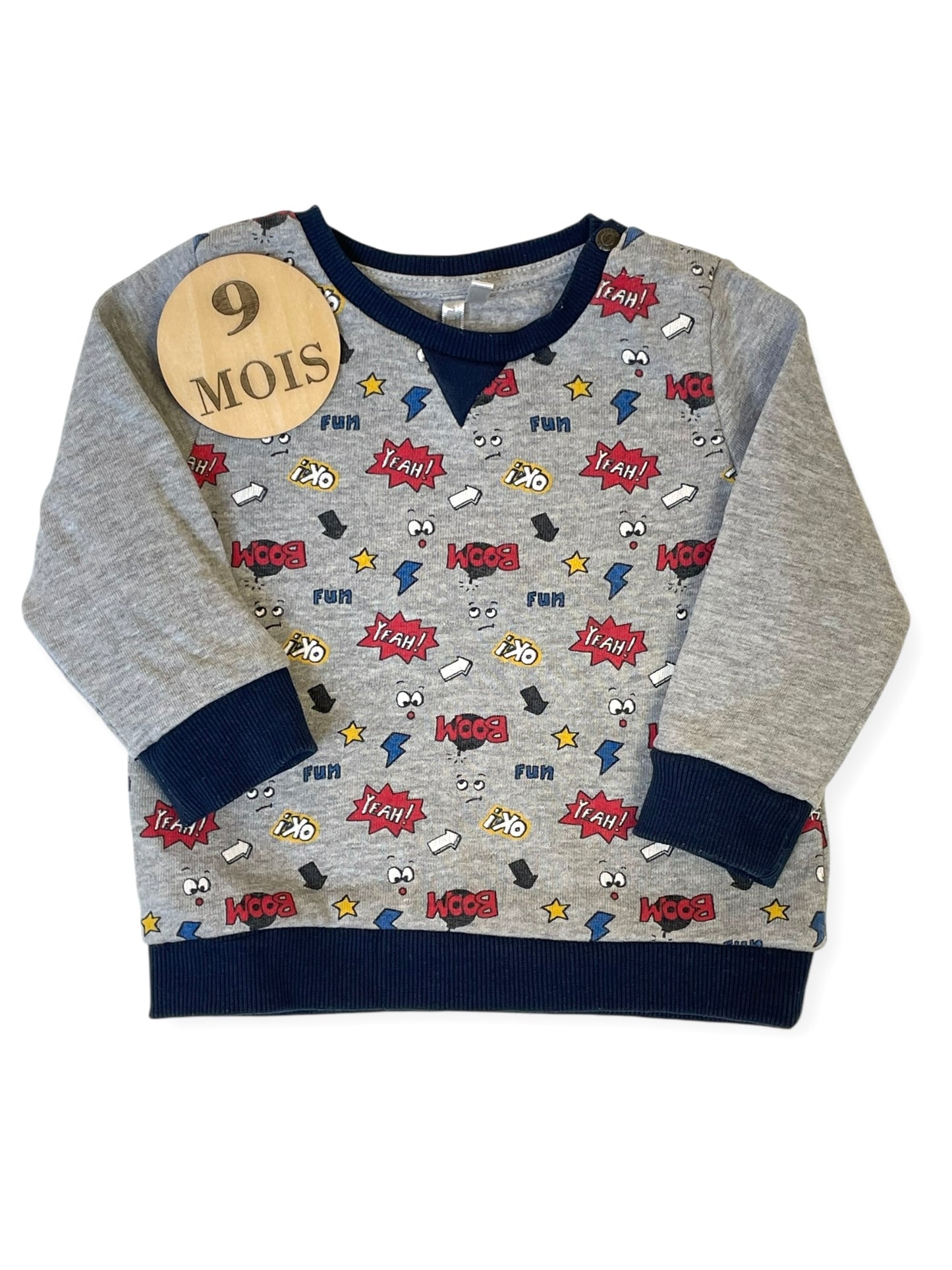 Sweat fin, gris, Orchestra