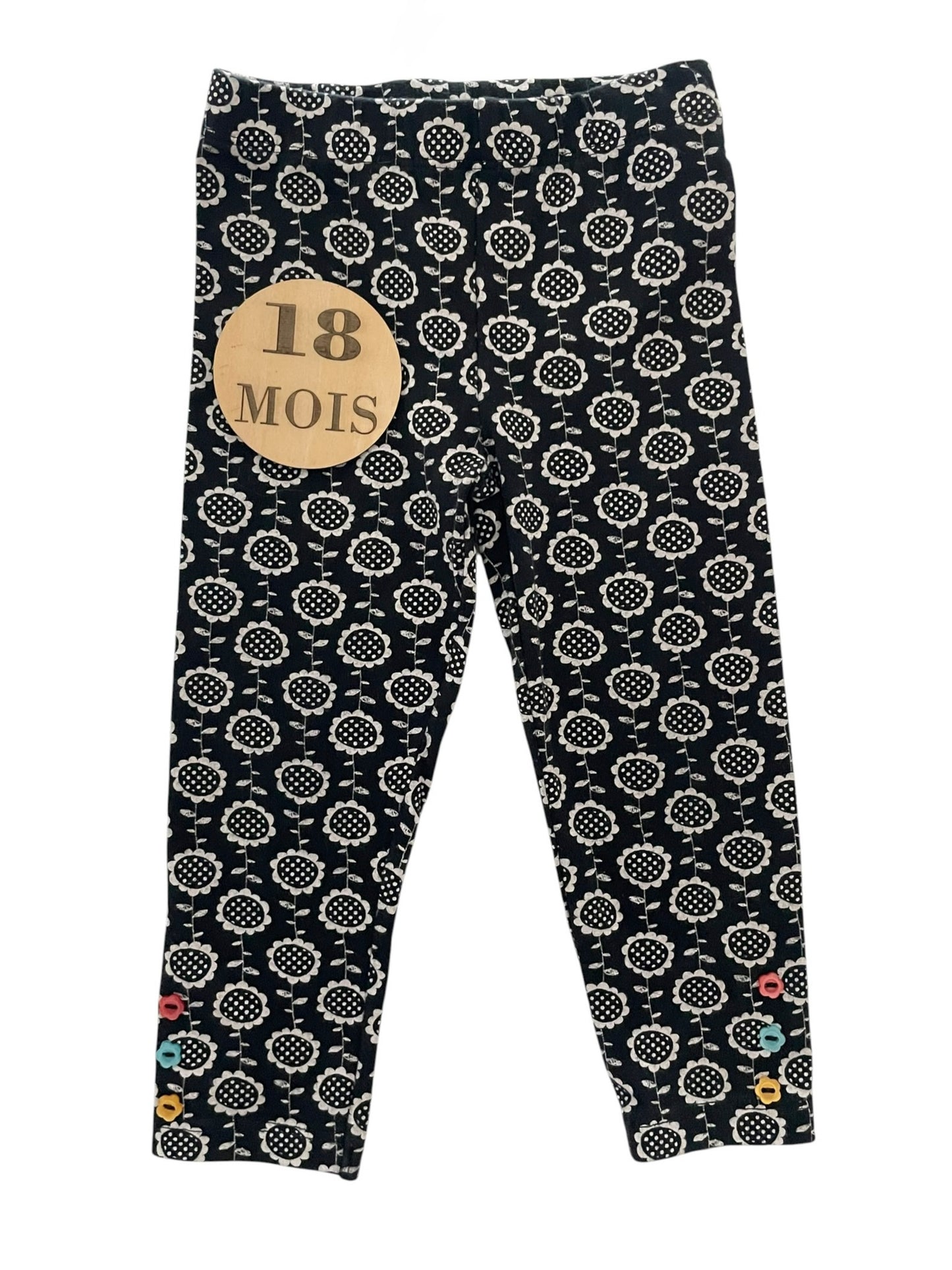 Legging noir fleuri, Orchestra