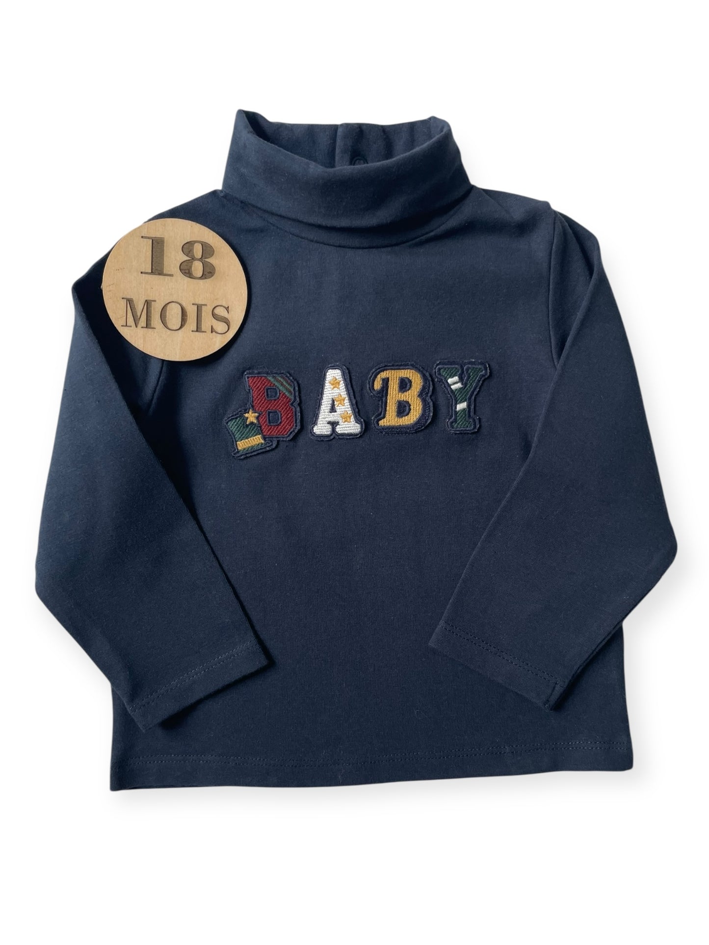 Sous pull bleu-marine, TAO