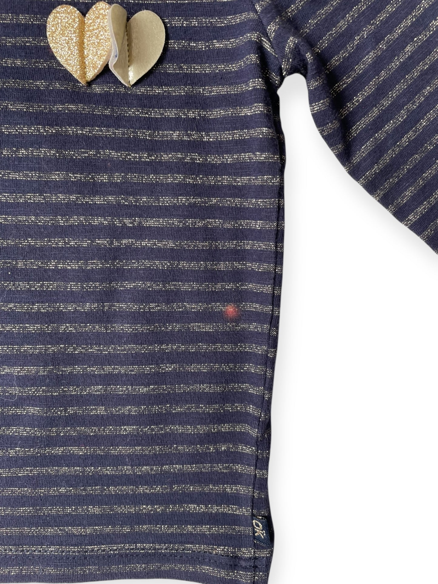 Tee-shirt rayé bleu-marine, Obaïbi