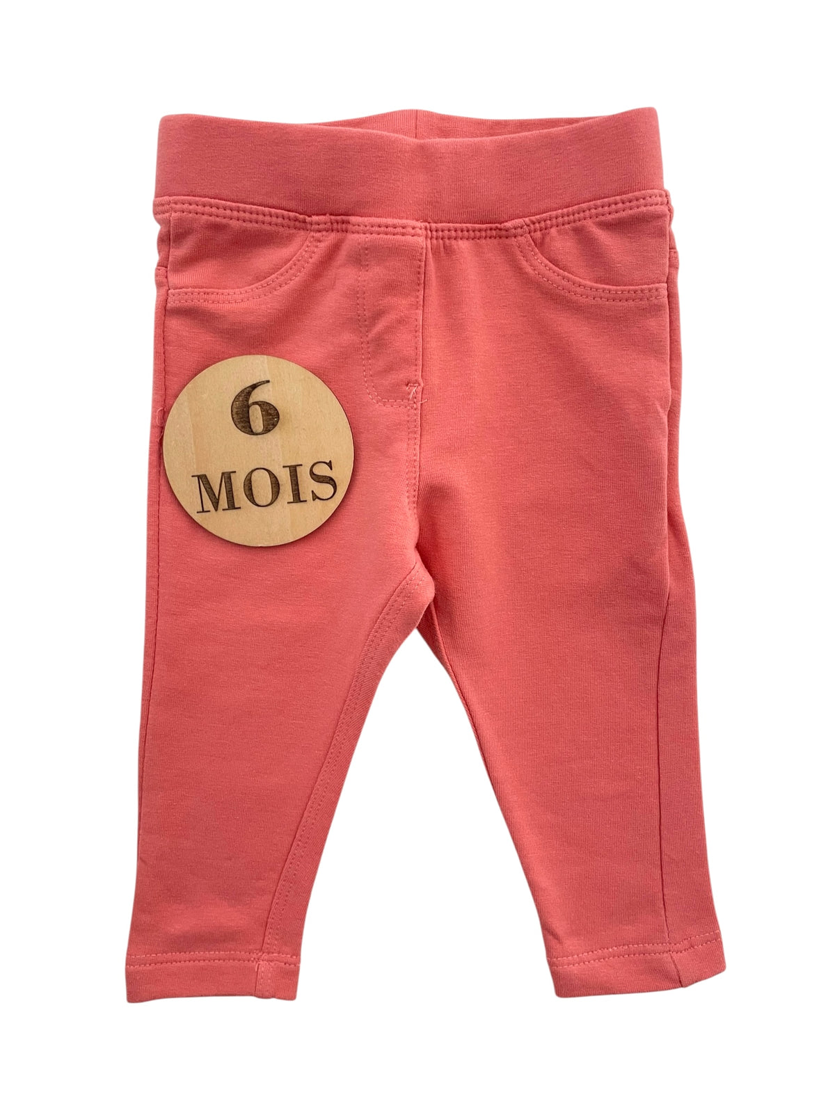 Pantalon stretch rose, Gémo