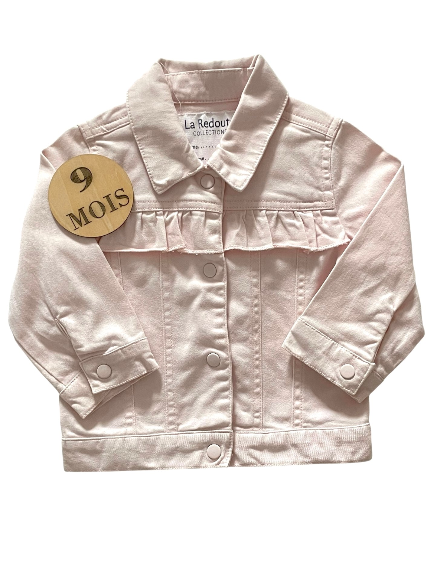 Veste en jean rose pâle, La redoute