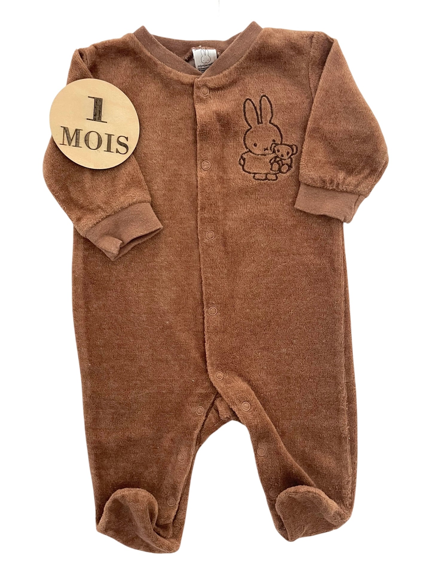 Pyjama marron, lapin, miffy