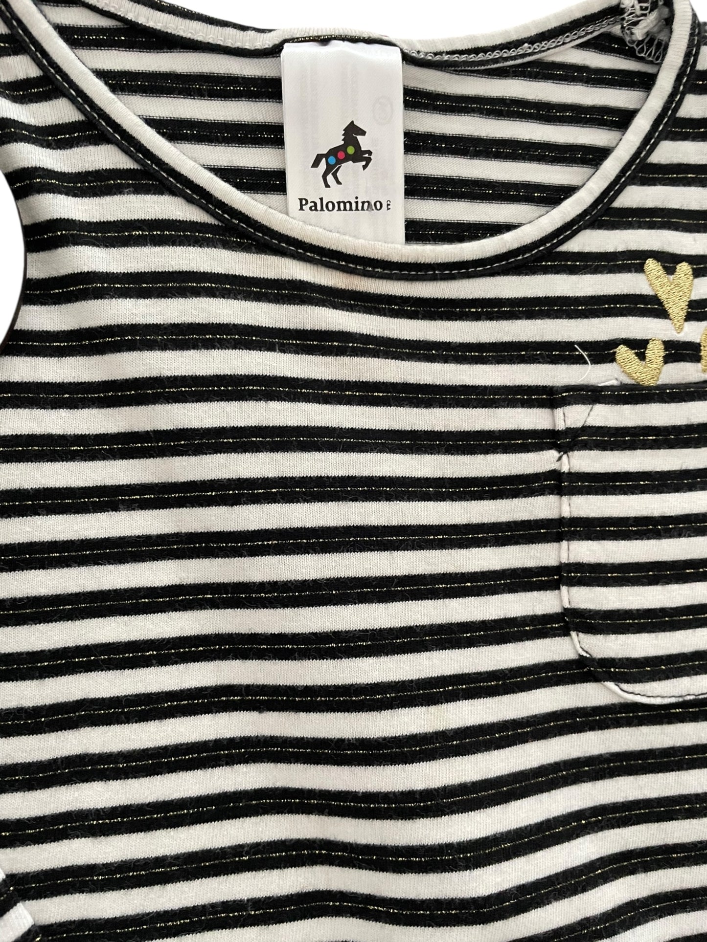 Tee-shirt rayé, Palomino