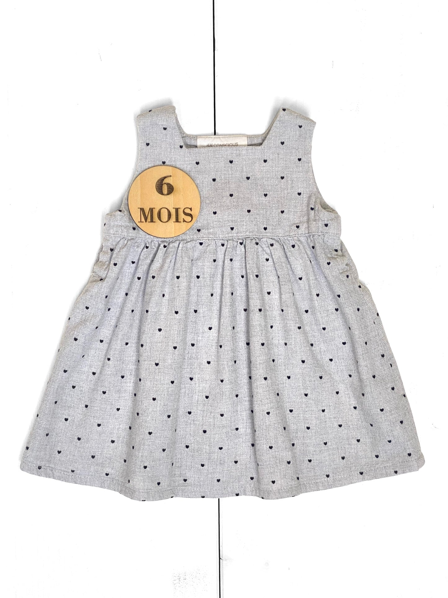 Robe grise, H&M