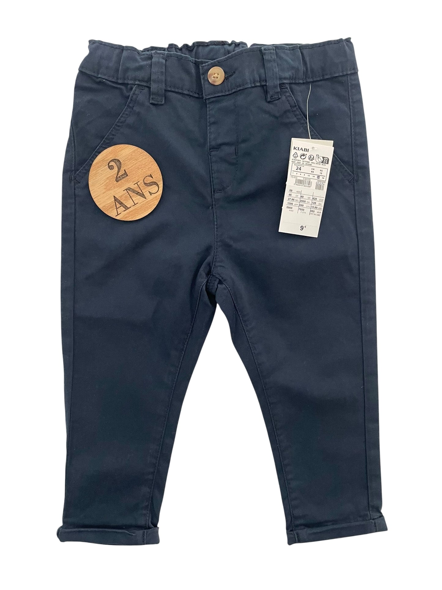 Chino bleu-marine, Kiabi