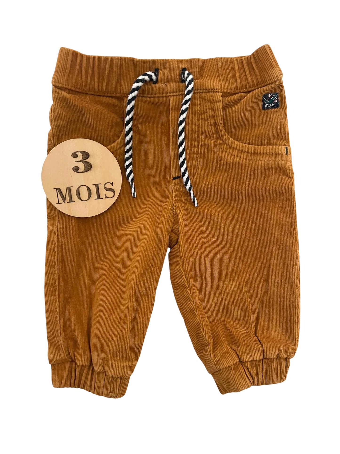 Pantalon velours, doublé coton, camel, elle est où la mer