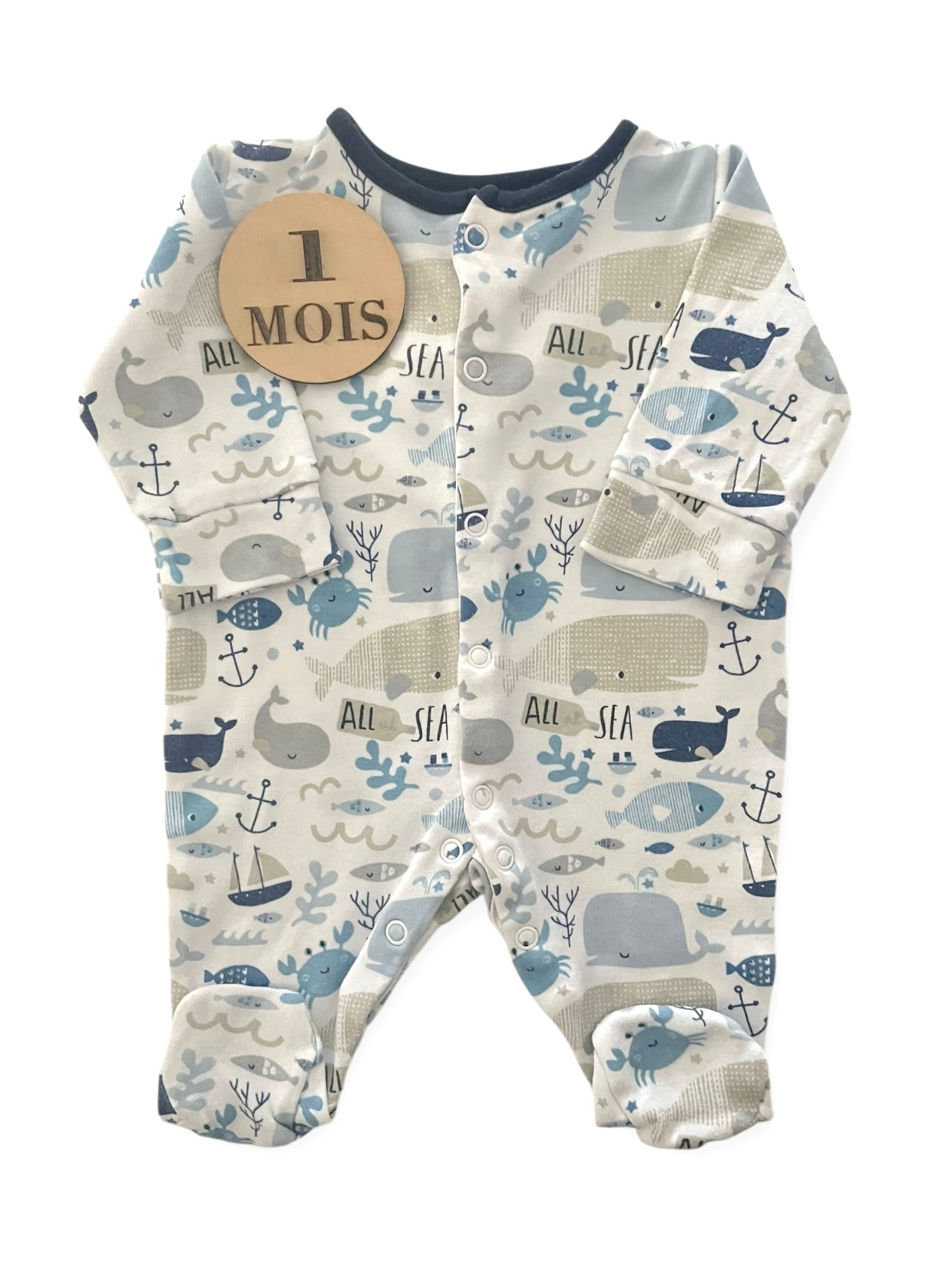 Pyjama coton baleine, C&A