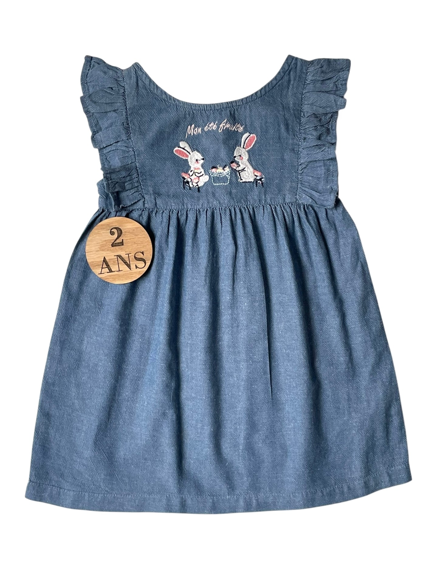 Robe légère couleur jean, Mes petits cailloux