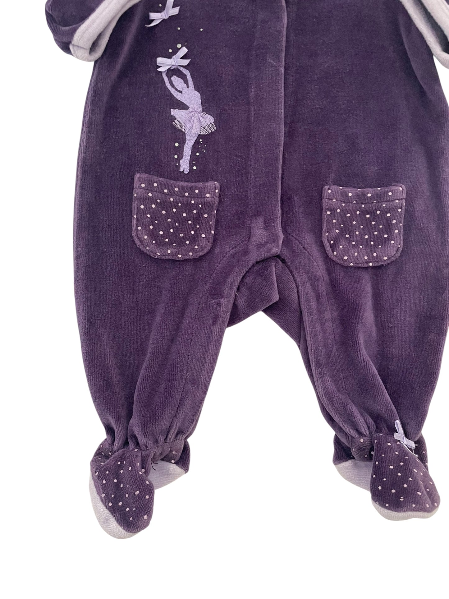 Pyjama velours violet, orchestra
