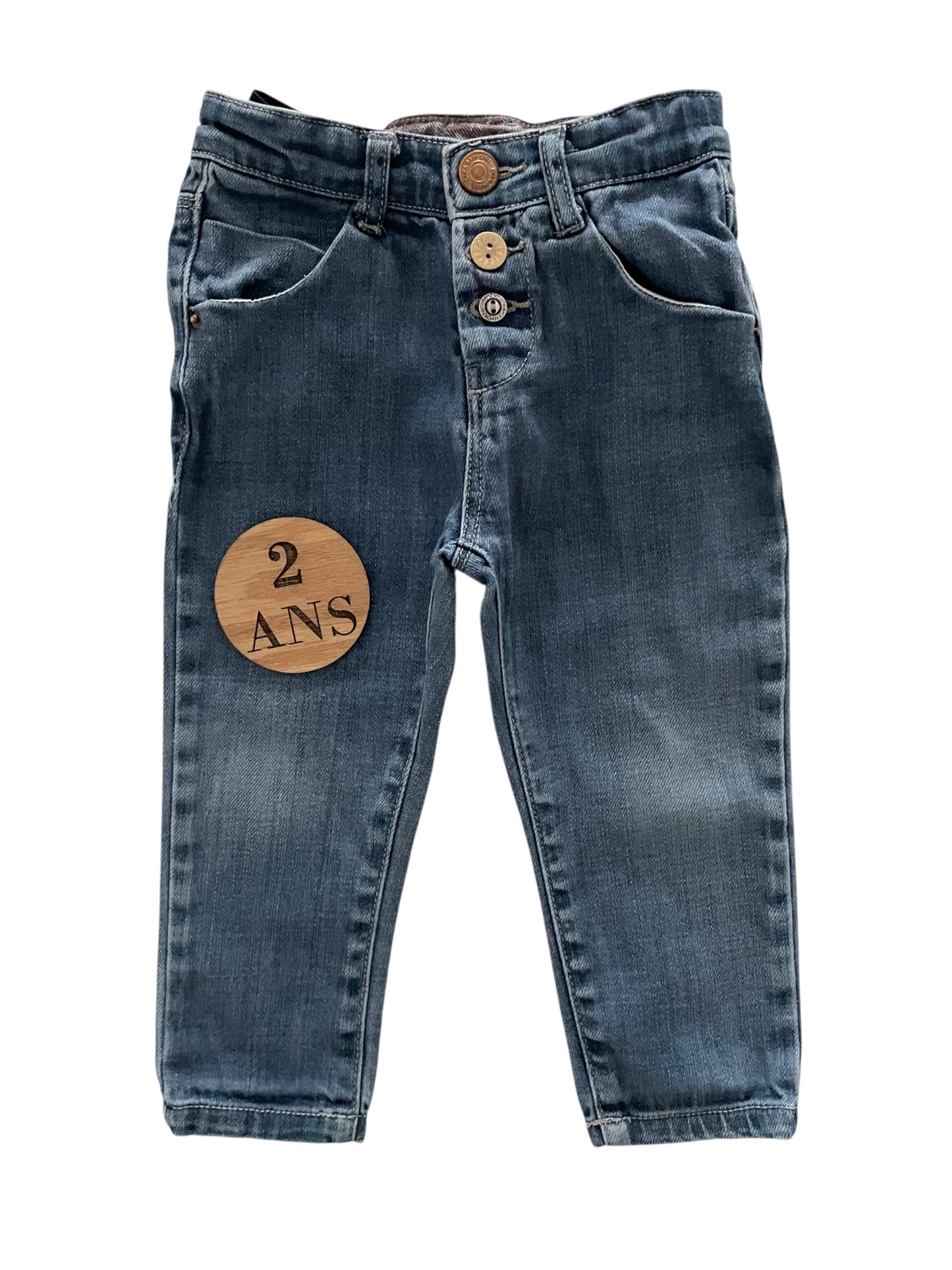 Jean bleu, Zara