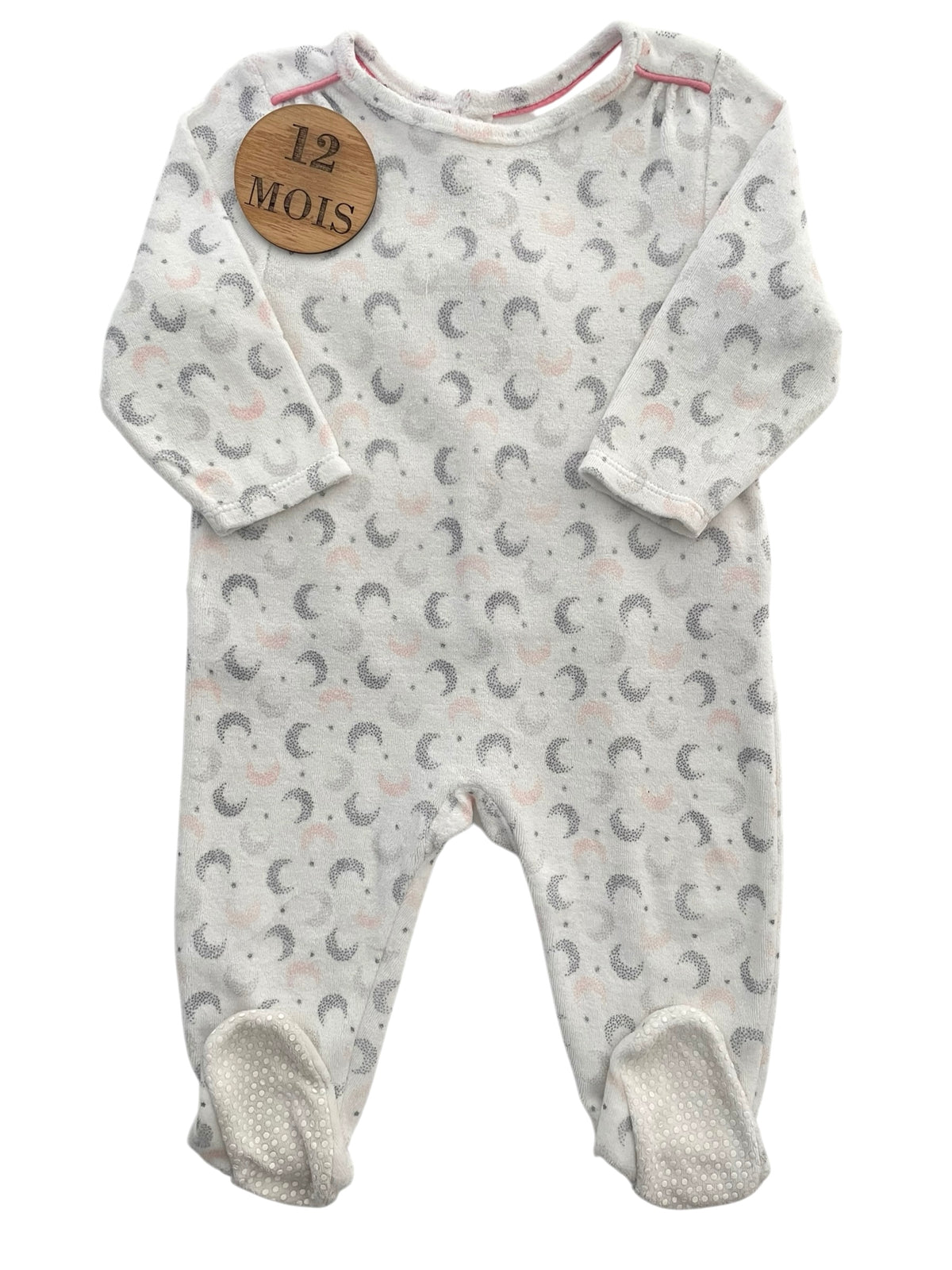Pyjama velours, lunes, Obaïbi