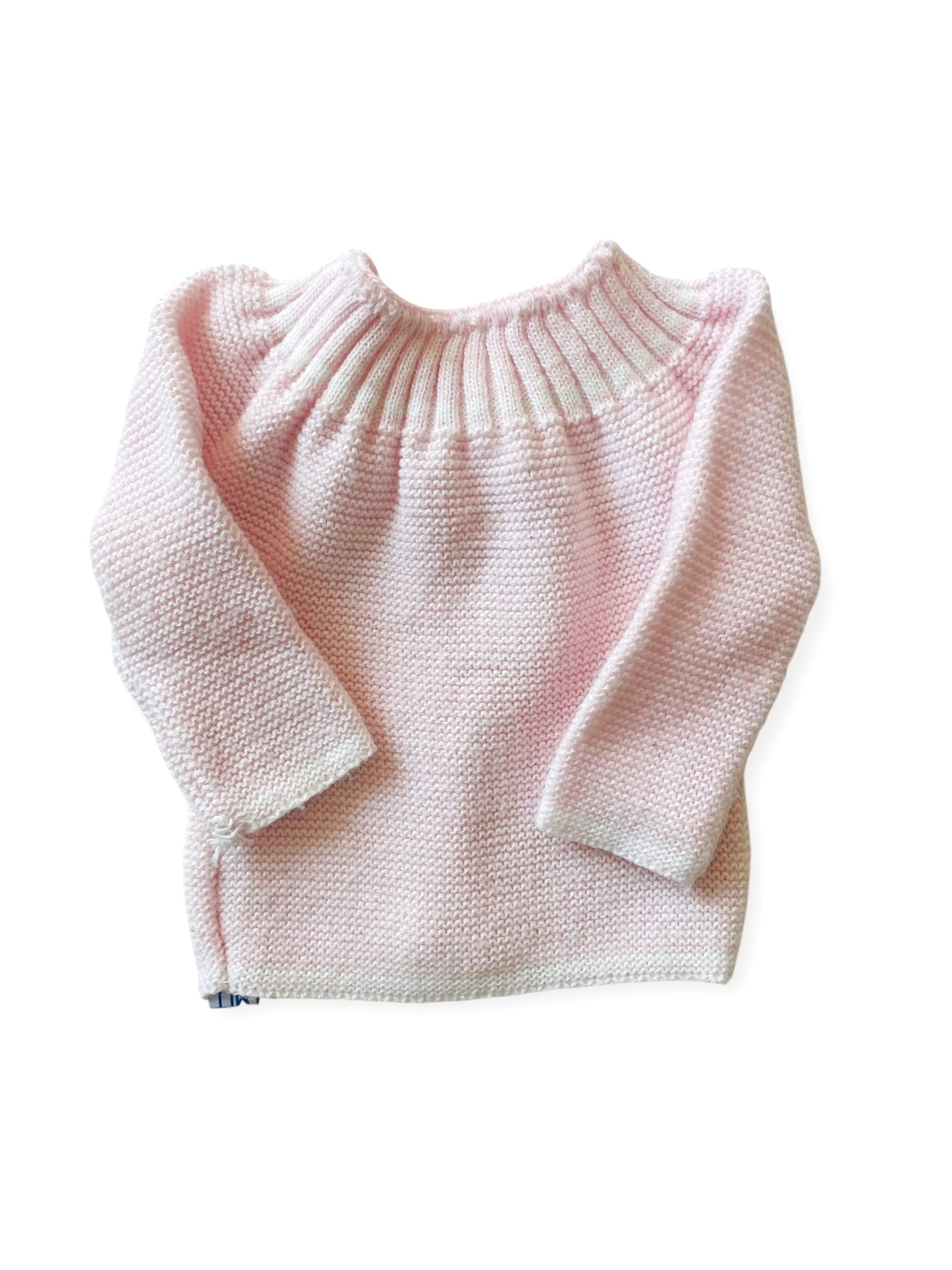 Brassière en mailles, rose pâle, La manufacture de la layette