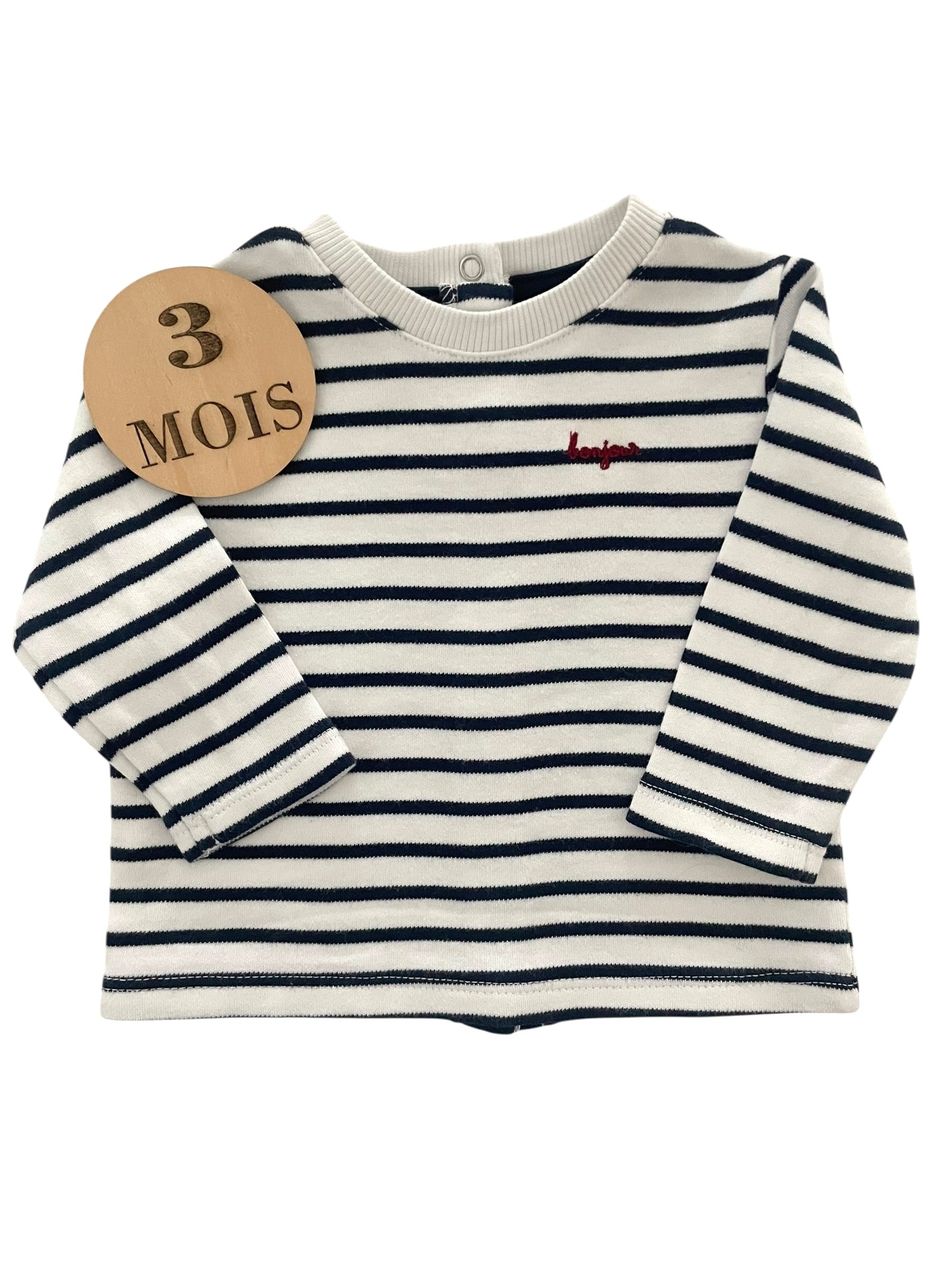 Pull fin rayé, Kiabi