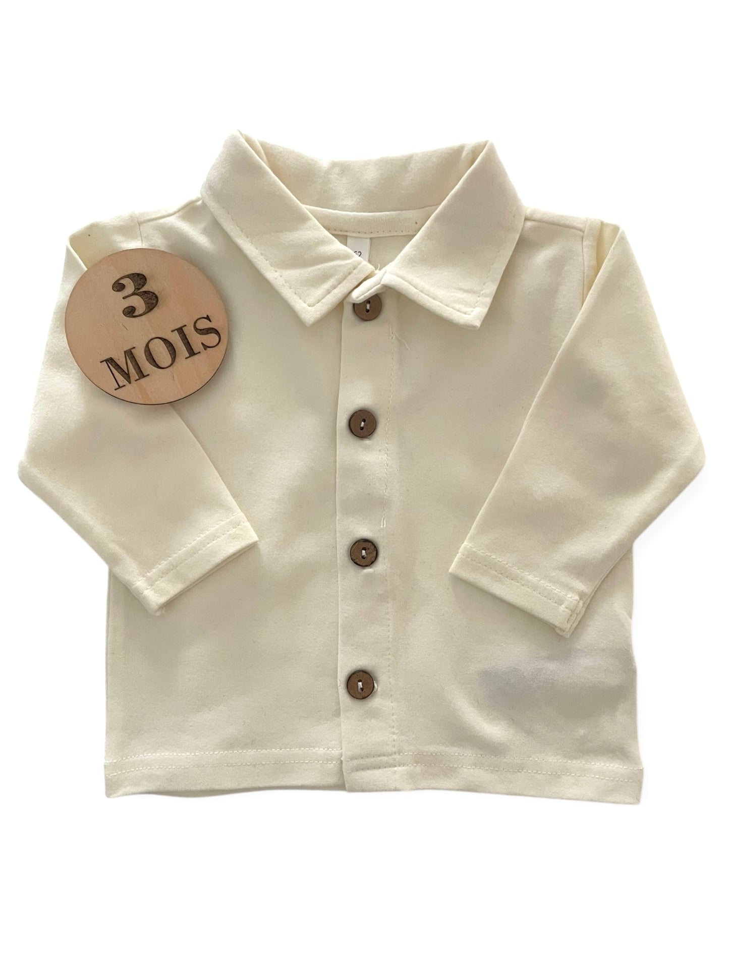 Chemise coton épais, jaune pâle, Zeeman