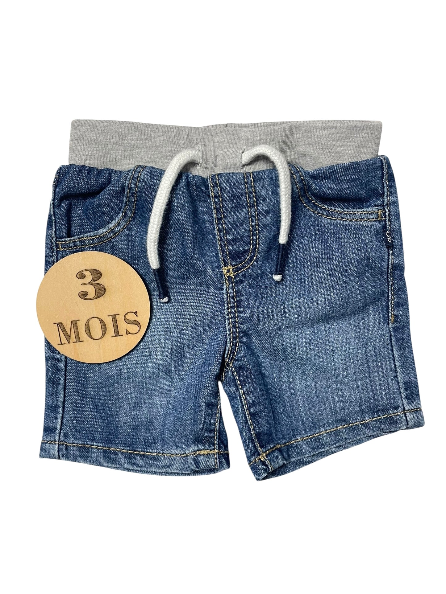 Short en jean, bleu, Obaïbi