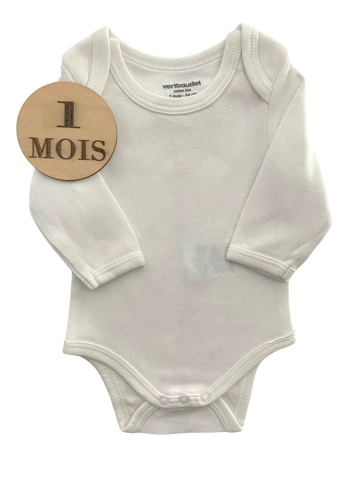 Body blanc, Vertbaudet
