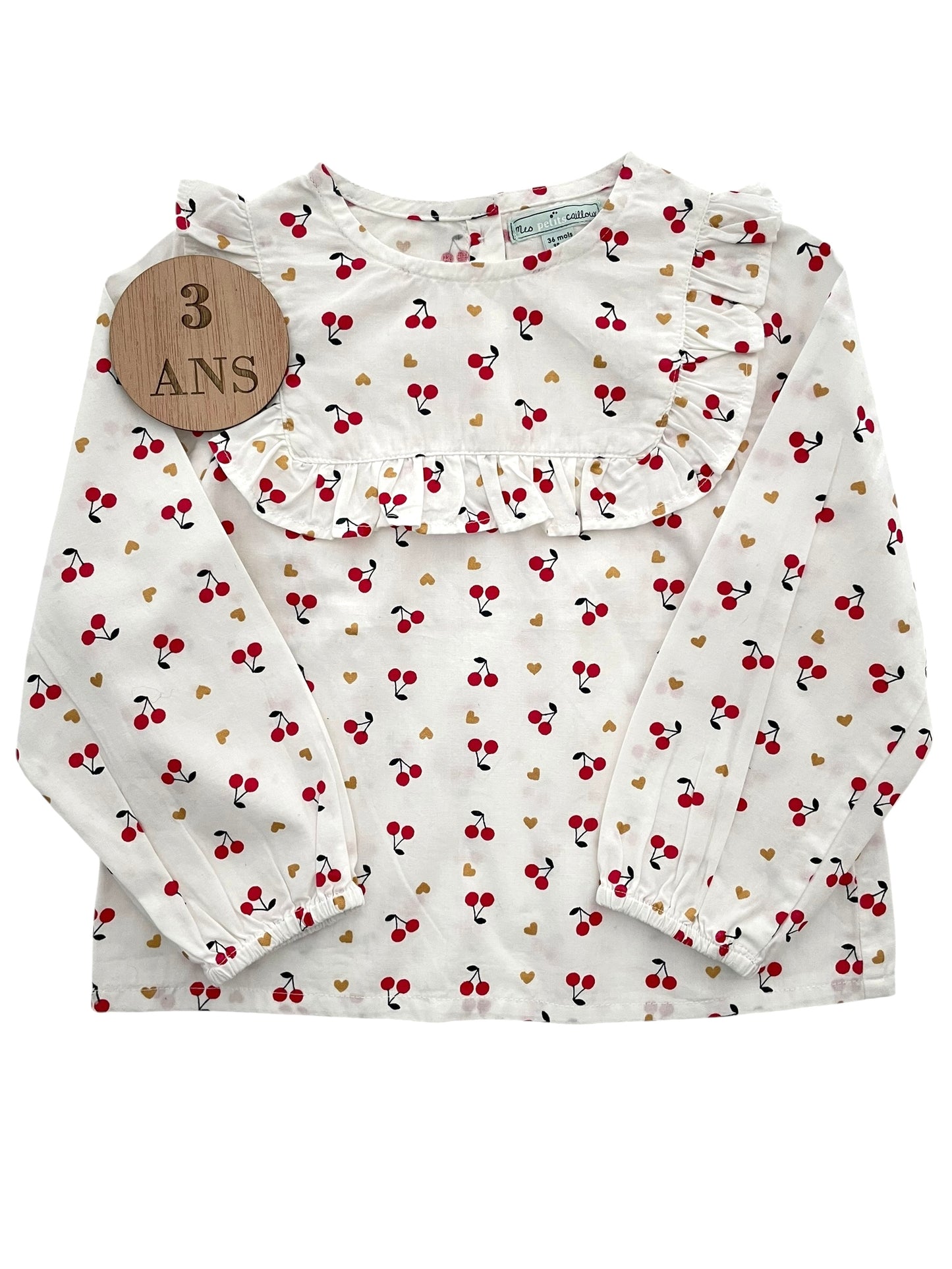Blouse cerises, Mes petits cailloux