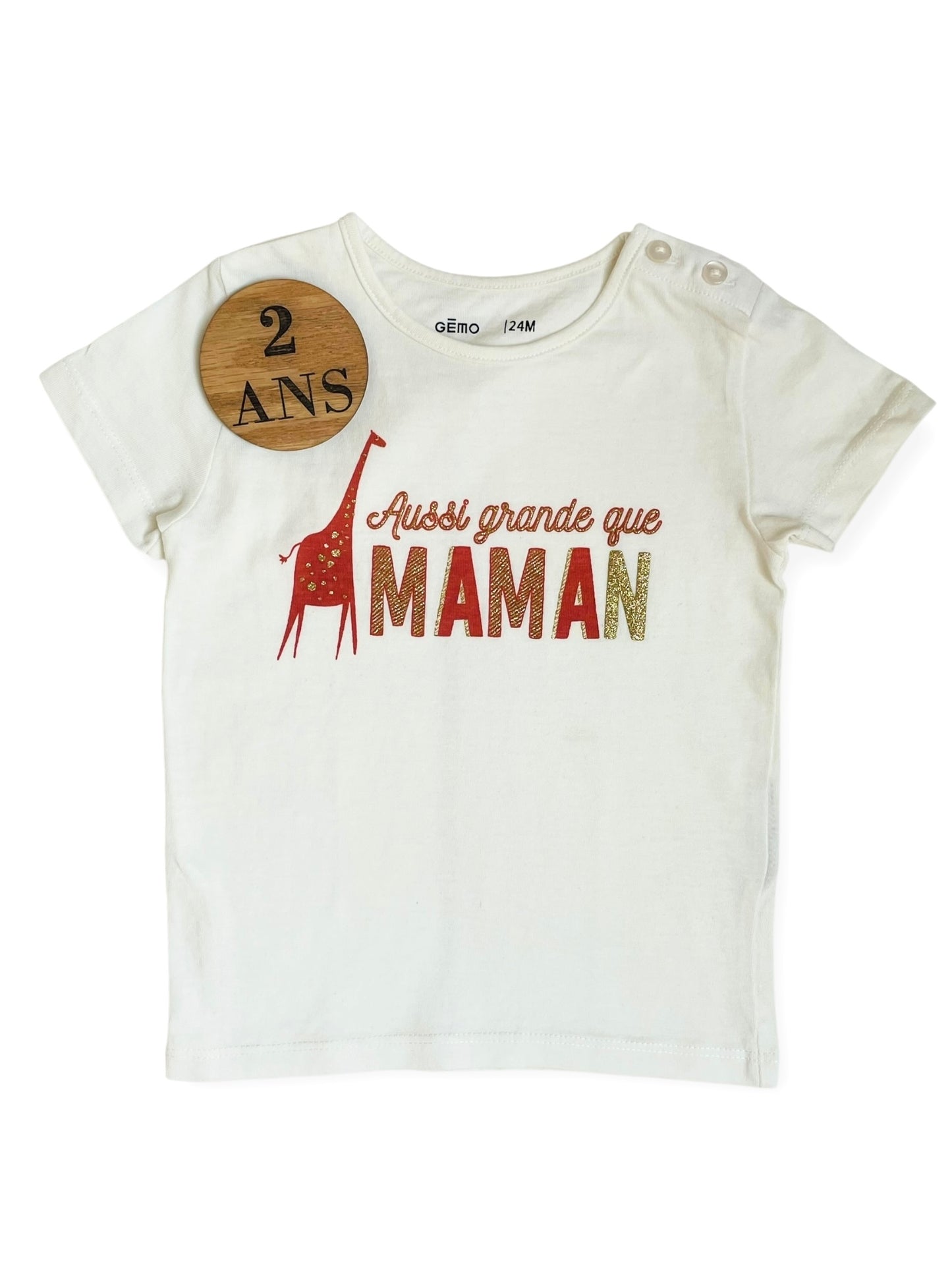 Tee-shirt écru, Gémo