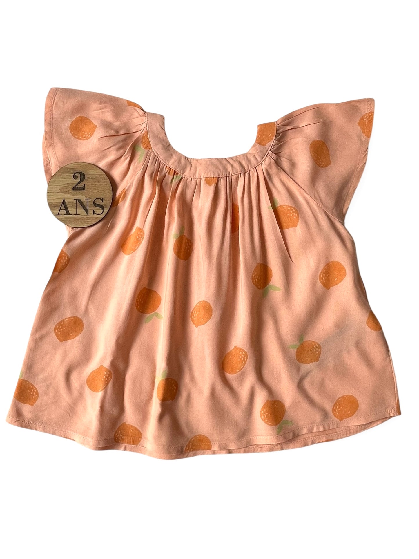 Blouse longue/ tunique, orange, Primark