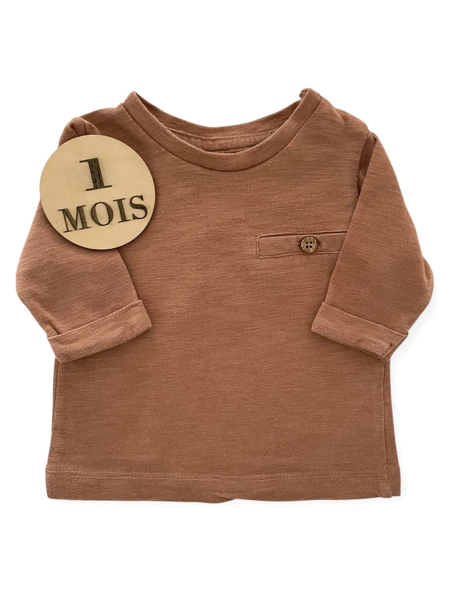 Tee-shirt marron