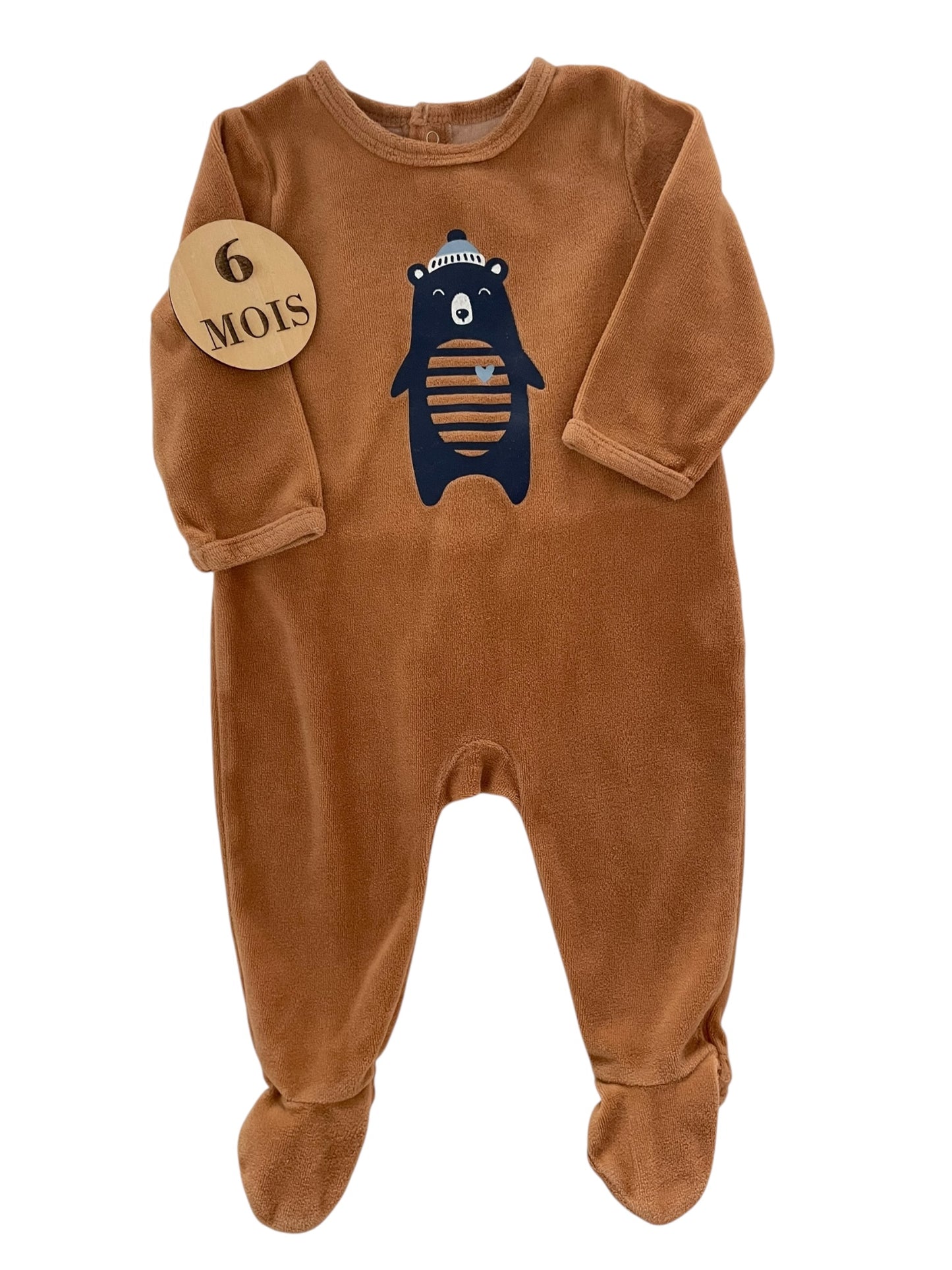 Pyjama velours marron, La Redoute