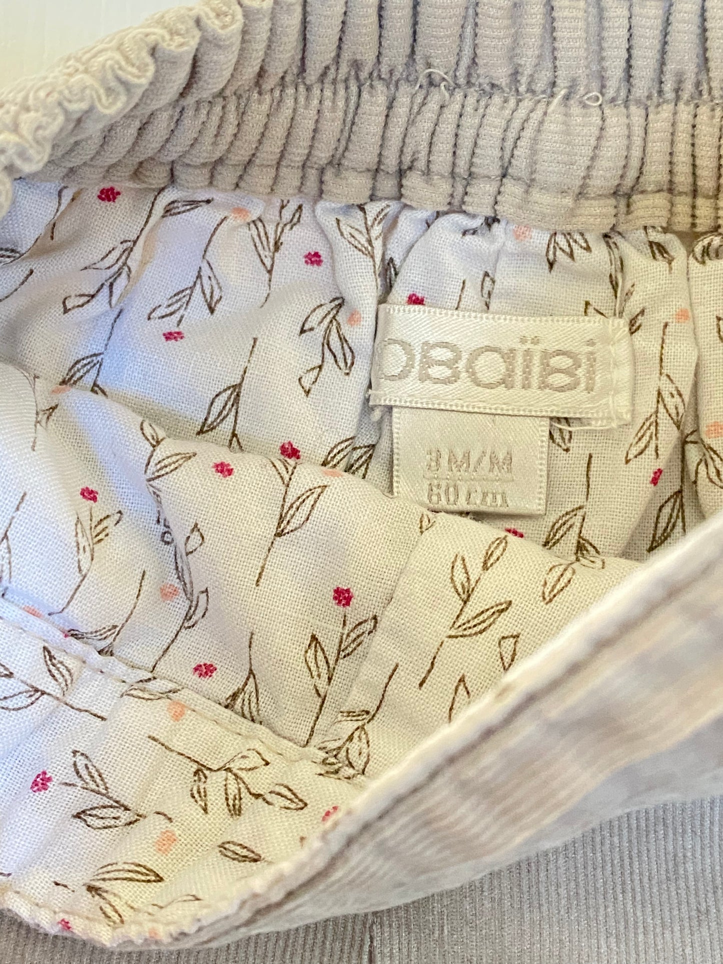 Pantalon velours côtelé , beige, Obaïbi
