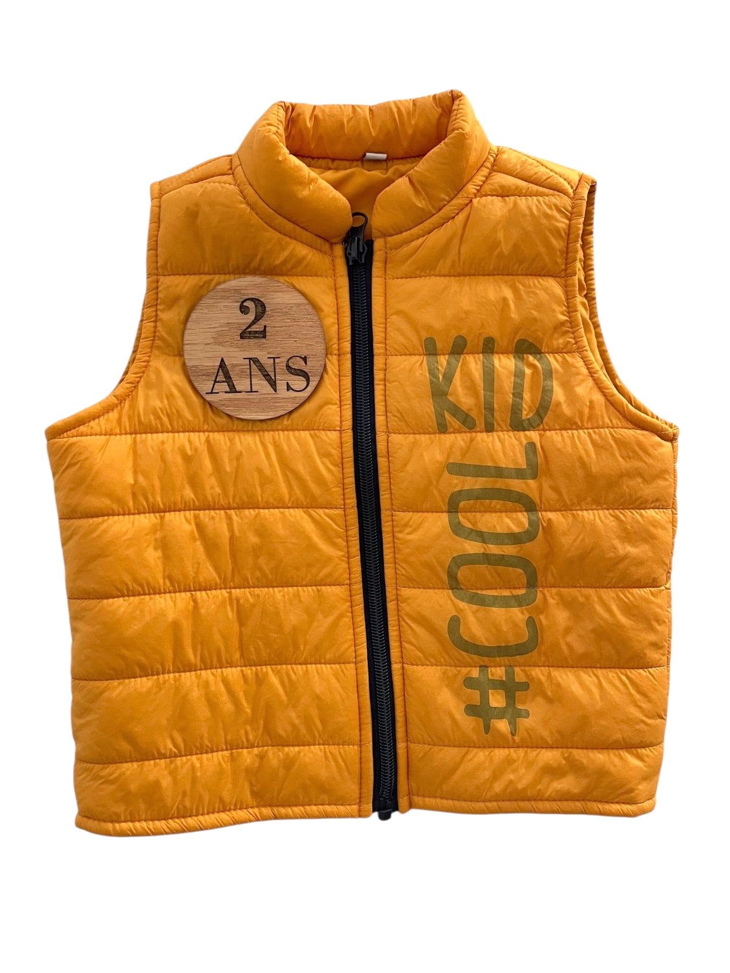 Doudoune sans manche, orange